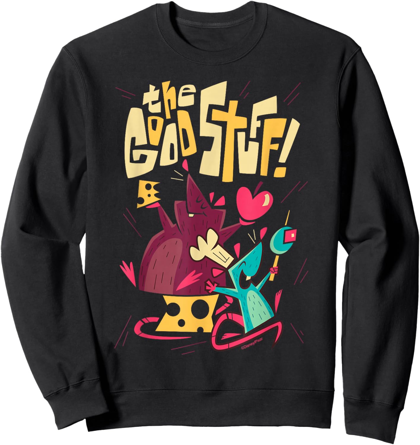 Disney and Pixar's Ratatouille Remy Emile The Good Stuff Sweatshirt - Sweatshirt | Black