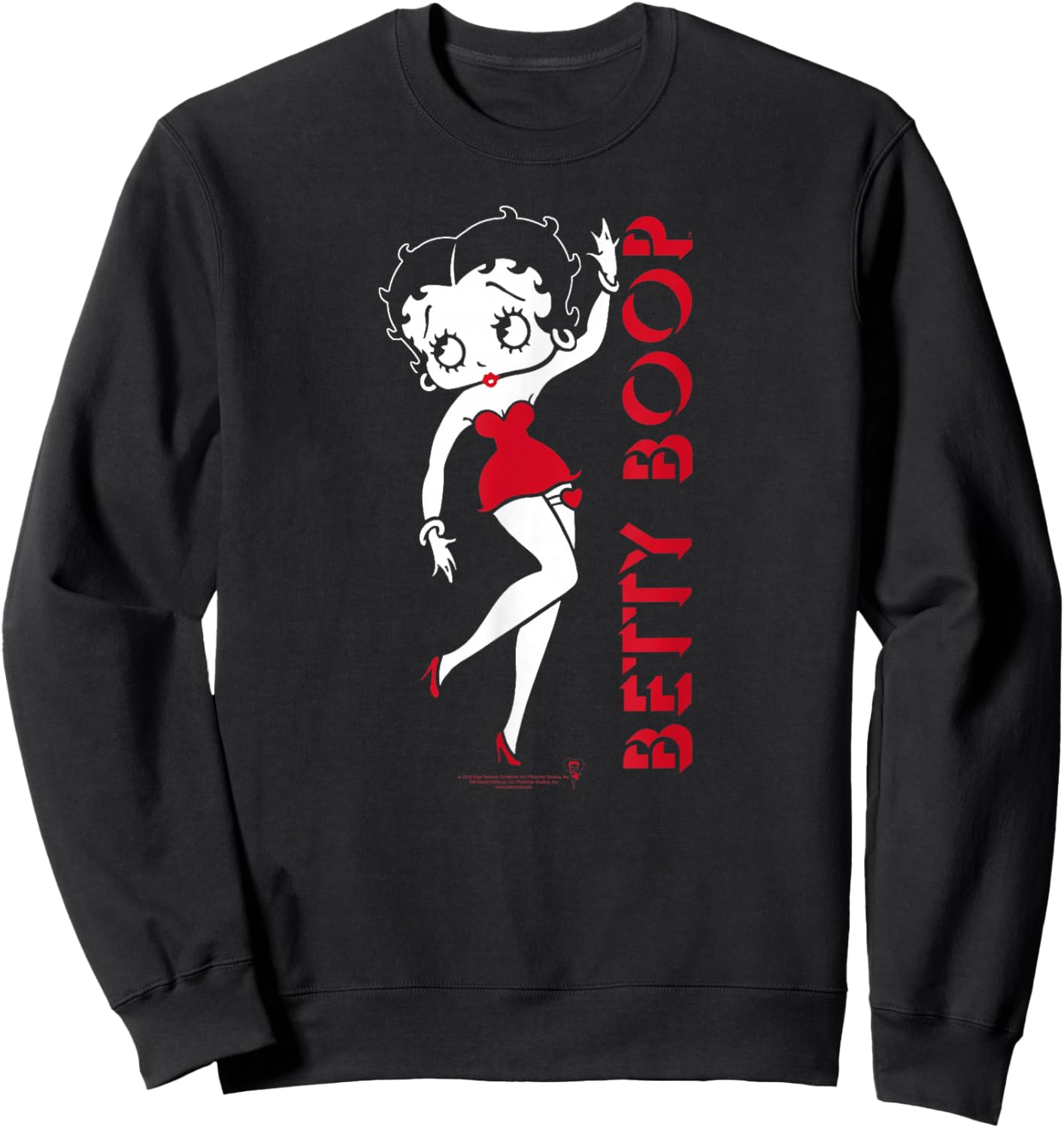 Betty Boop Classic Pose Sweatshirt - Sweatshirt | Black