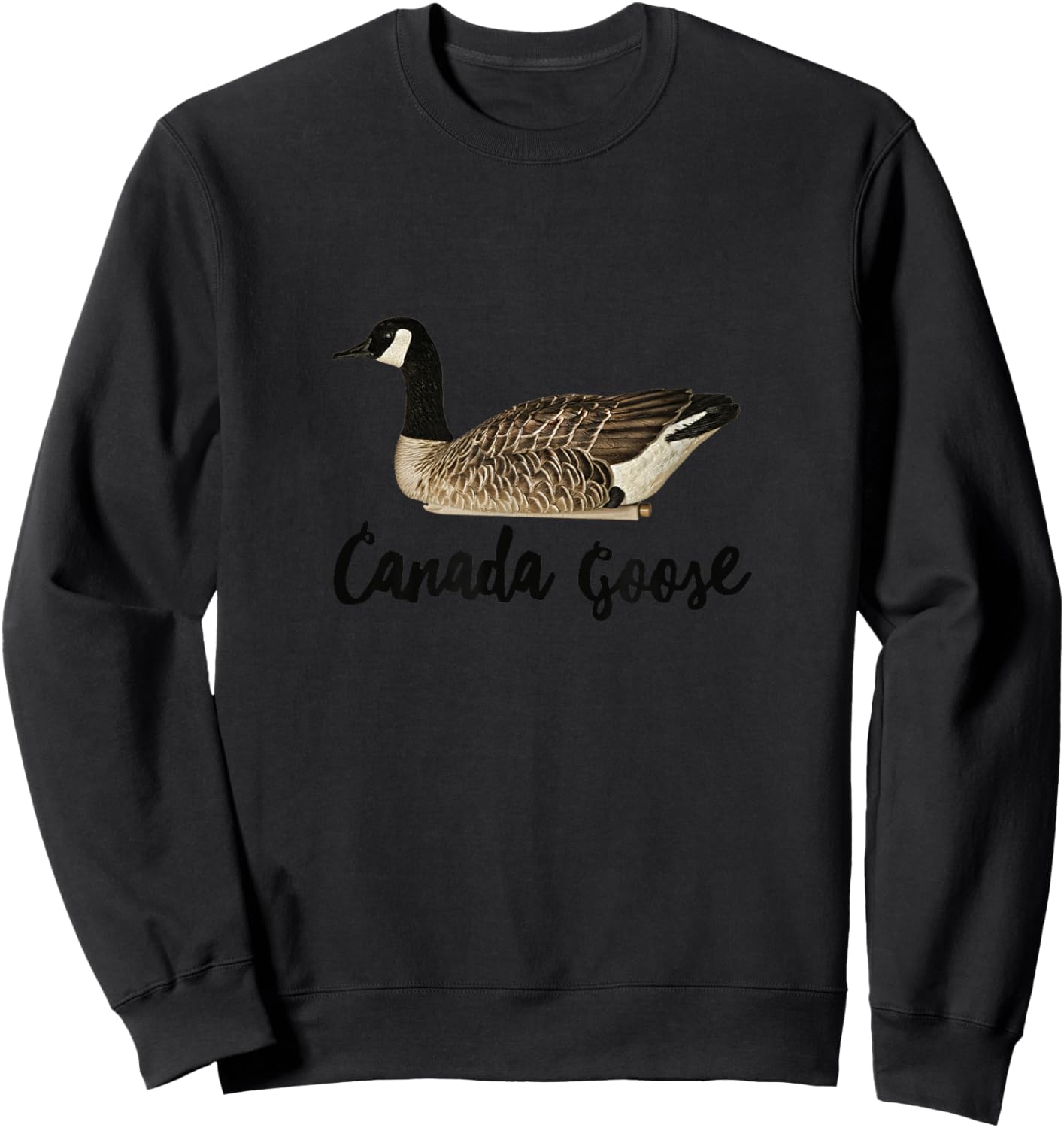Canada Goose Canadian Bird Lover Goose Pride Graphic Gift Sweatshirt - Sweatshirt | Black