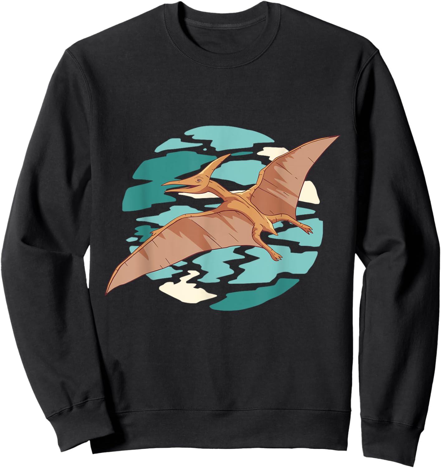 Pteranodon dinosaur Sweatshirt - Sweatshirt | Black