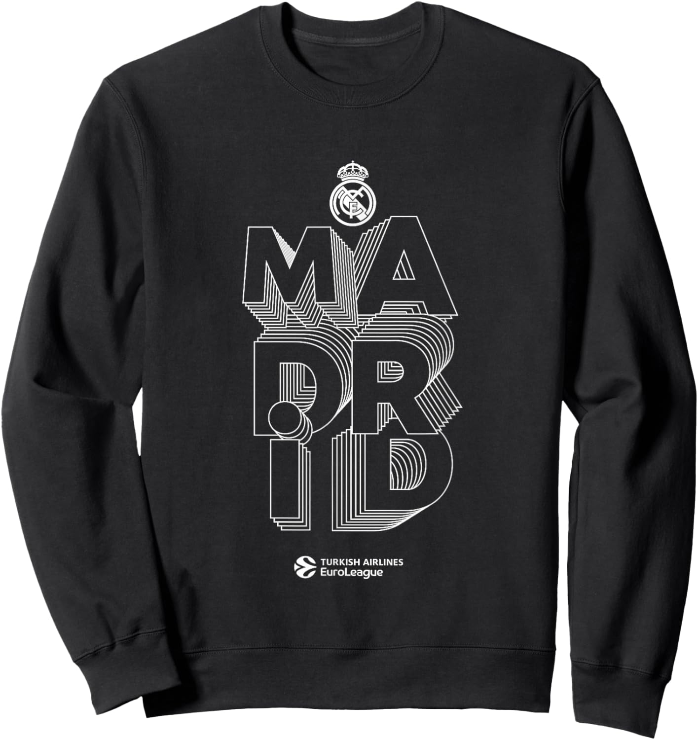 Real Madrid Collection WhiteLogo Sweatshirt - Sweatshirt | Black