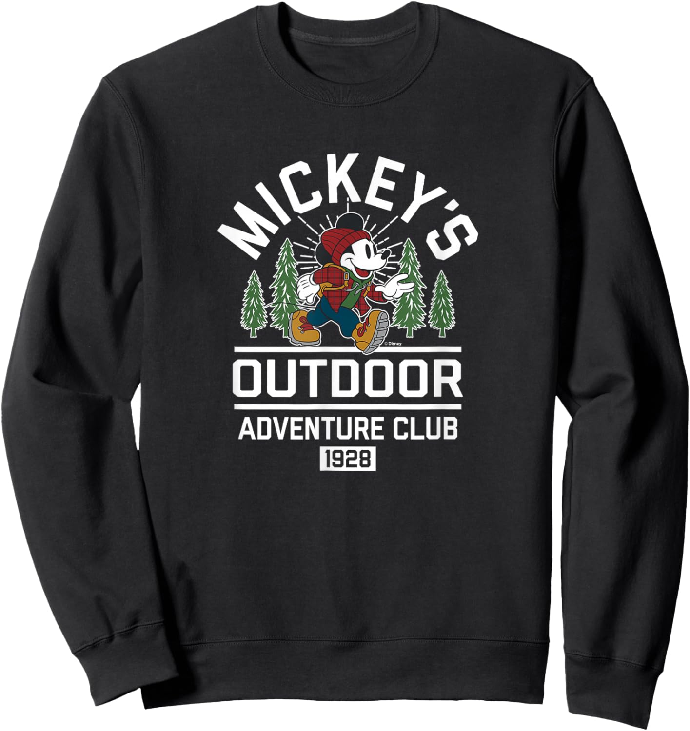 Mickey Mouse - Mickey's Outdoor Adventure Club Sweatshirt - Sweatshirt | Black