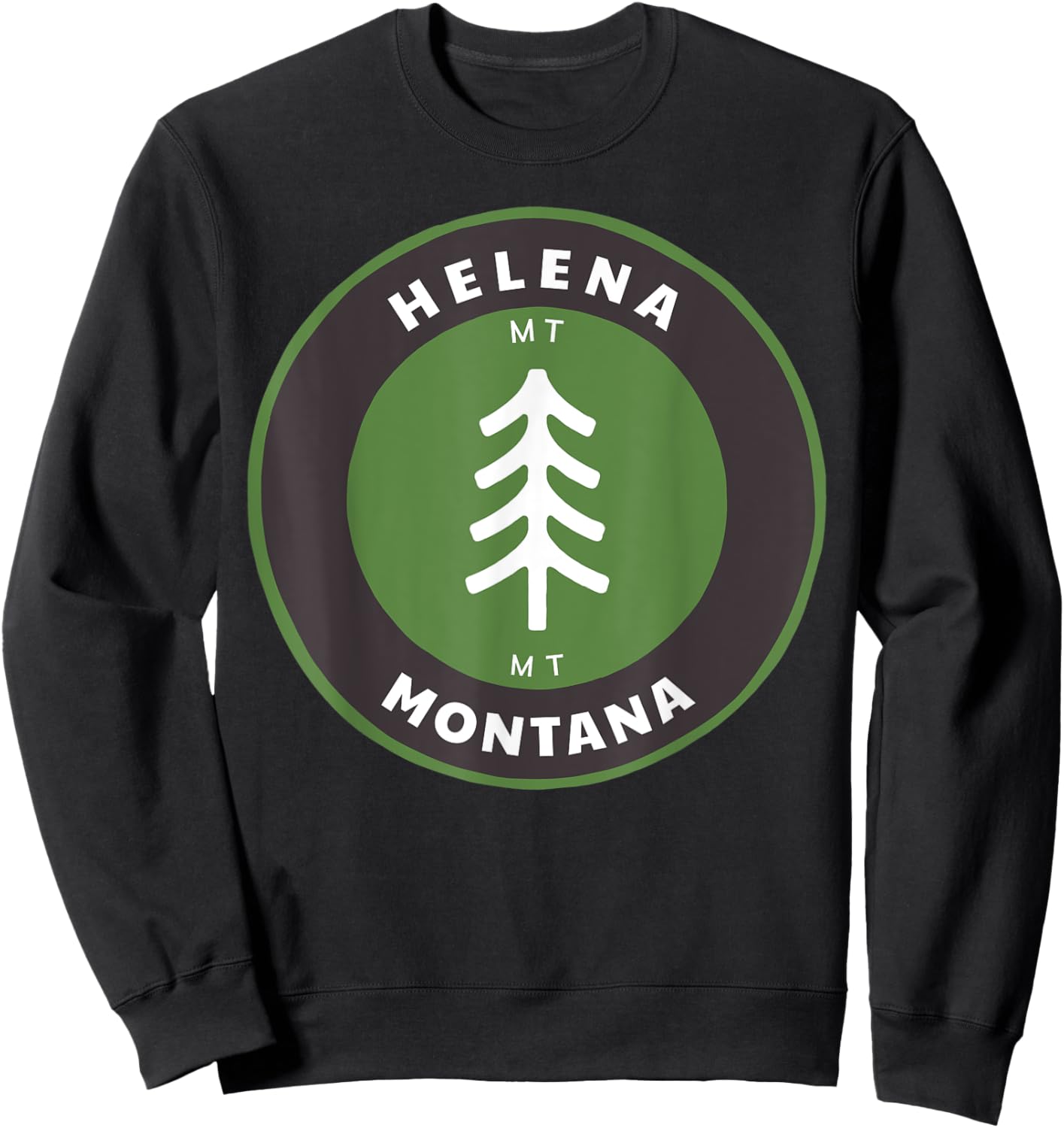 Helena Montana Outdoors MT Forest Badge Sweatshirt - Sweatshirt | Black