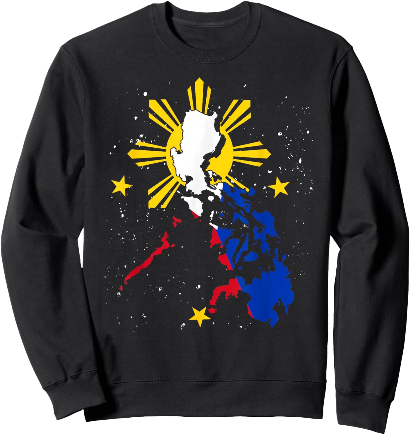 Philippines Flag Filipino Pride Pinoy Heritage Philippines Sweatshirt - Sweatshirt | Black