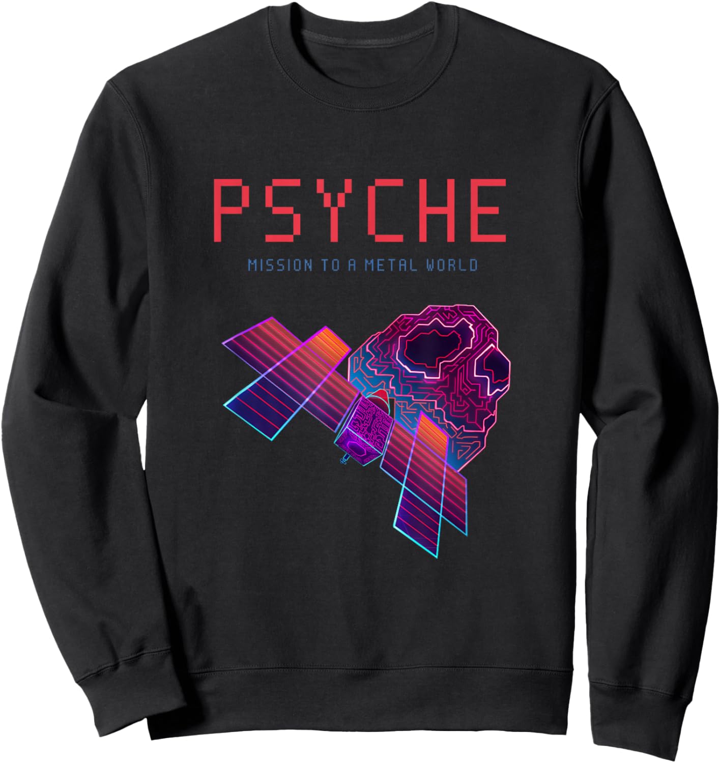 NASA Psyche Asteroid Mission Sweatshirt - Sweatshirt | Black