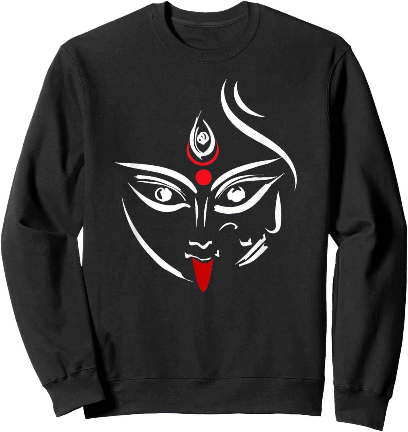 Kali Goddess Deity Indian India Hindu yoga Puja Kali Sweatshirt - Sweatshirt | Black