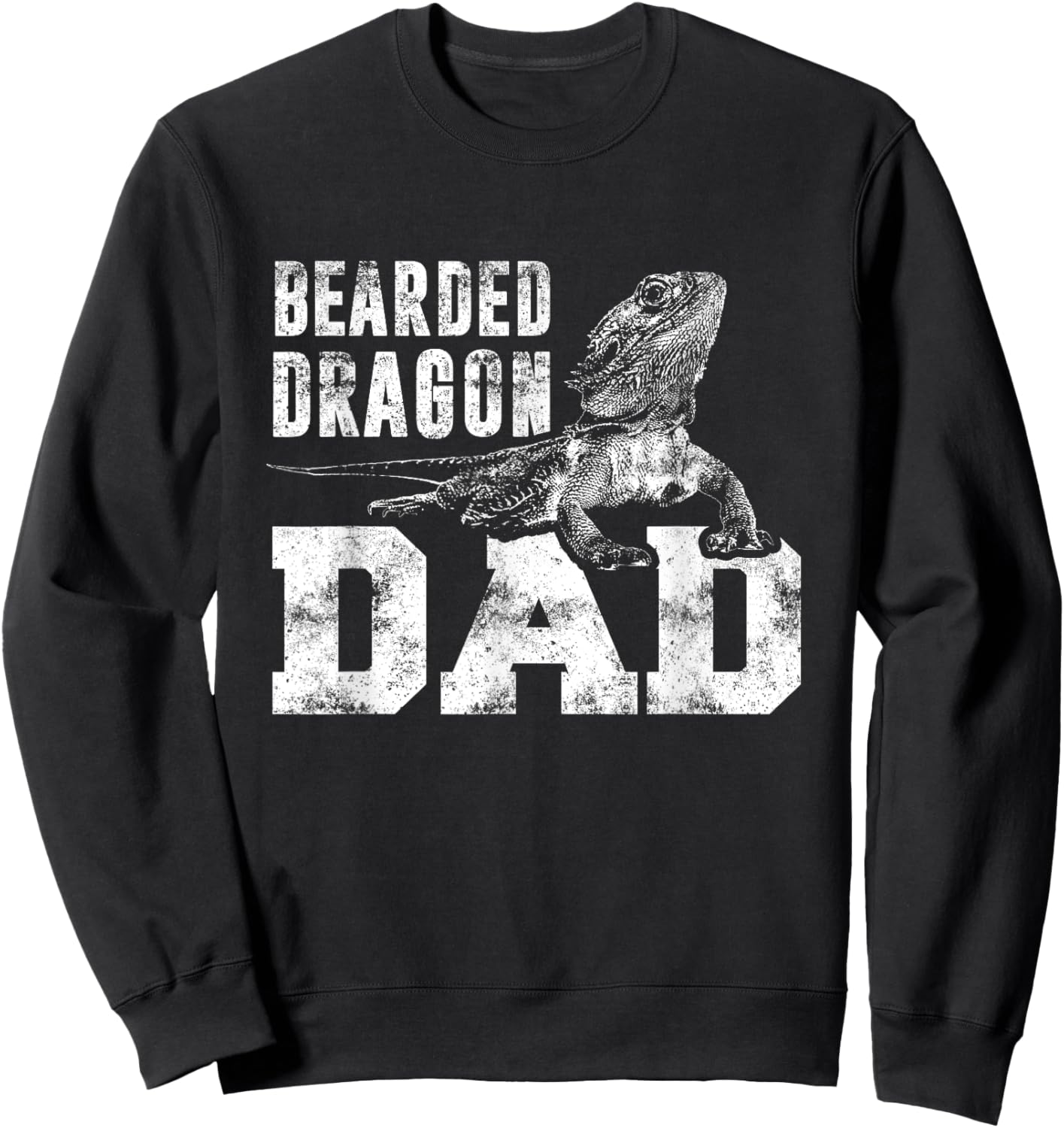 Bearded Dragons Agamen Lizards Bearded Dragon Father Sweatshirt - Sweatshirt | Black