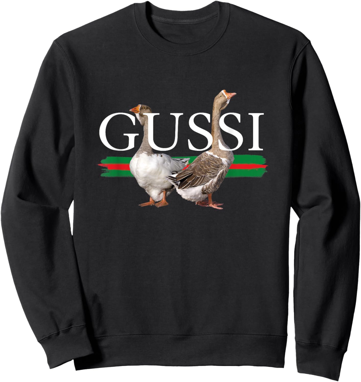 Pansky.art Funny Russian Gussi Adult Sweatshirt - Sweatshirt | Black