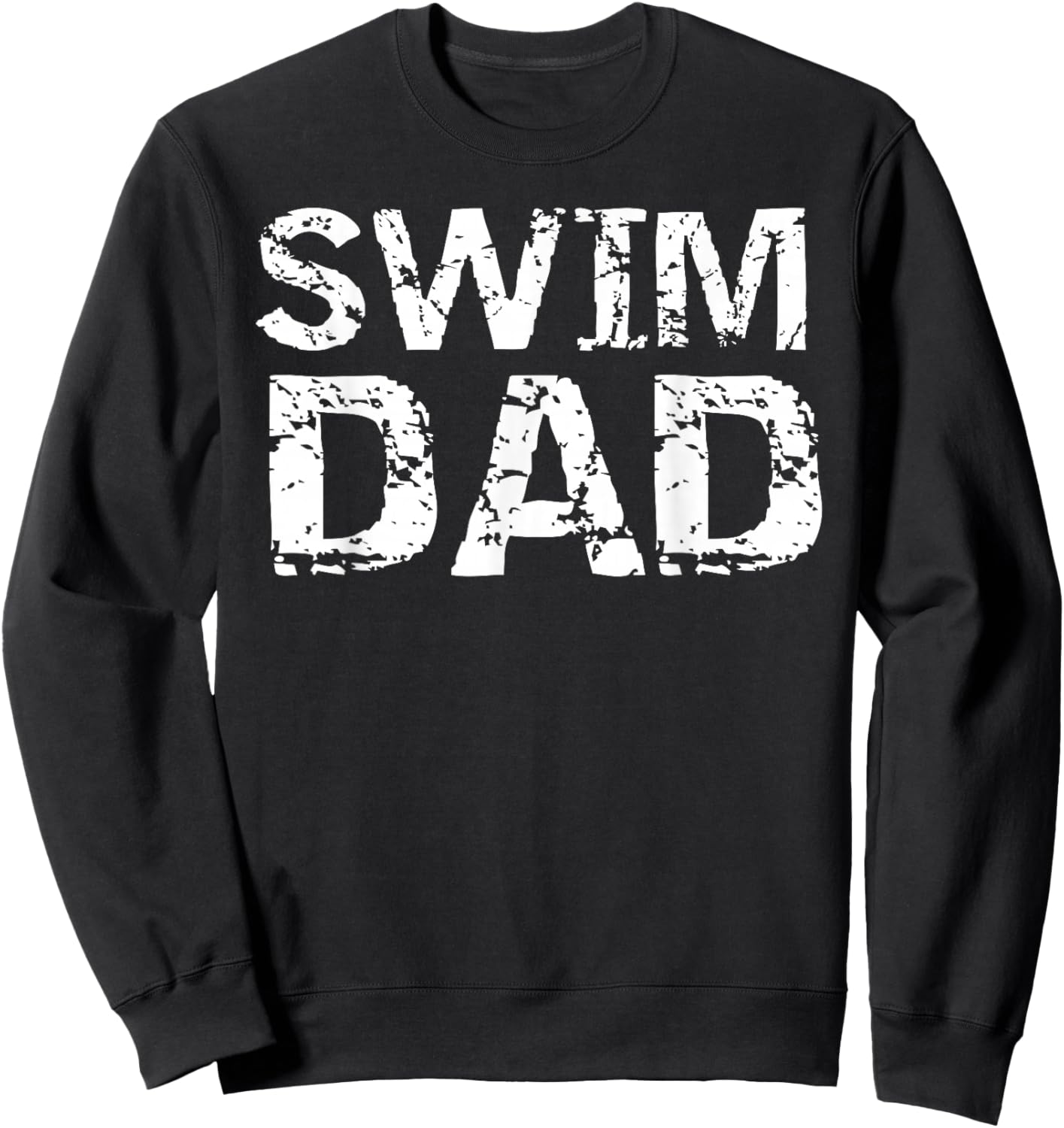 Vintage Swimming Gift from Kid Swimmers Swim Dad Sweatshirt - Sweatshirt | Black