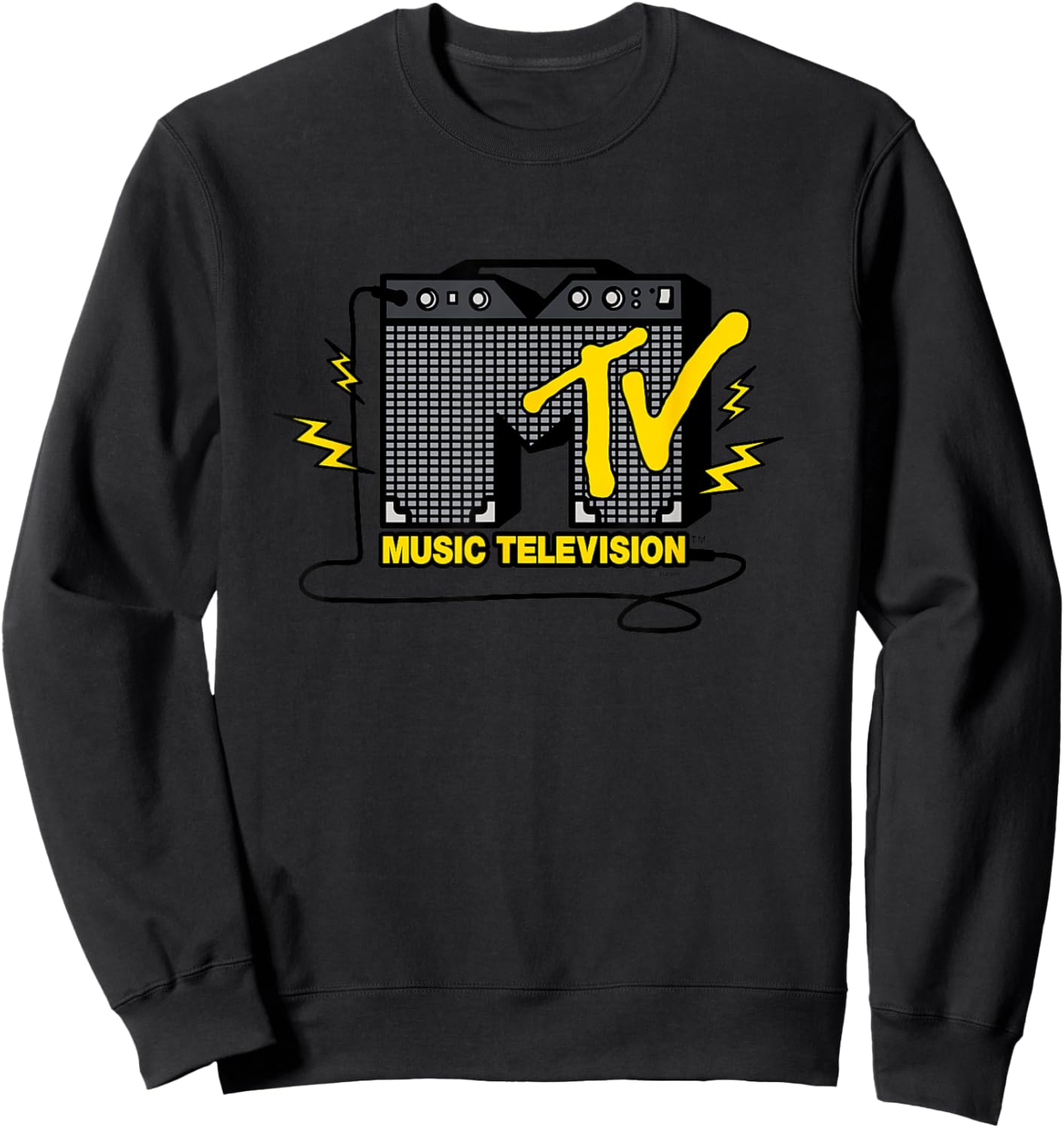 MTV - Amp Logo Sweatshirt - Sweatshirt | Black