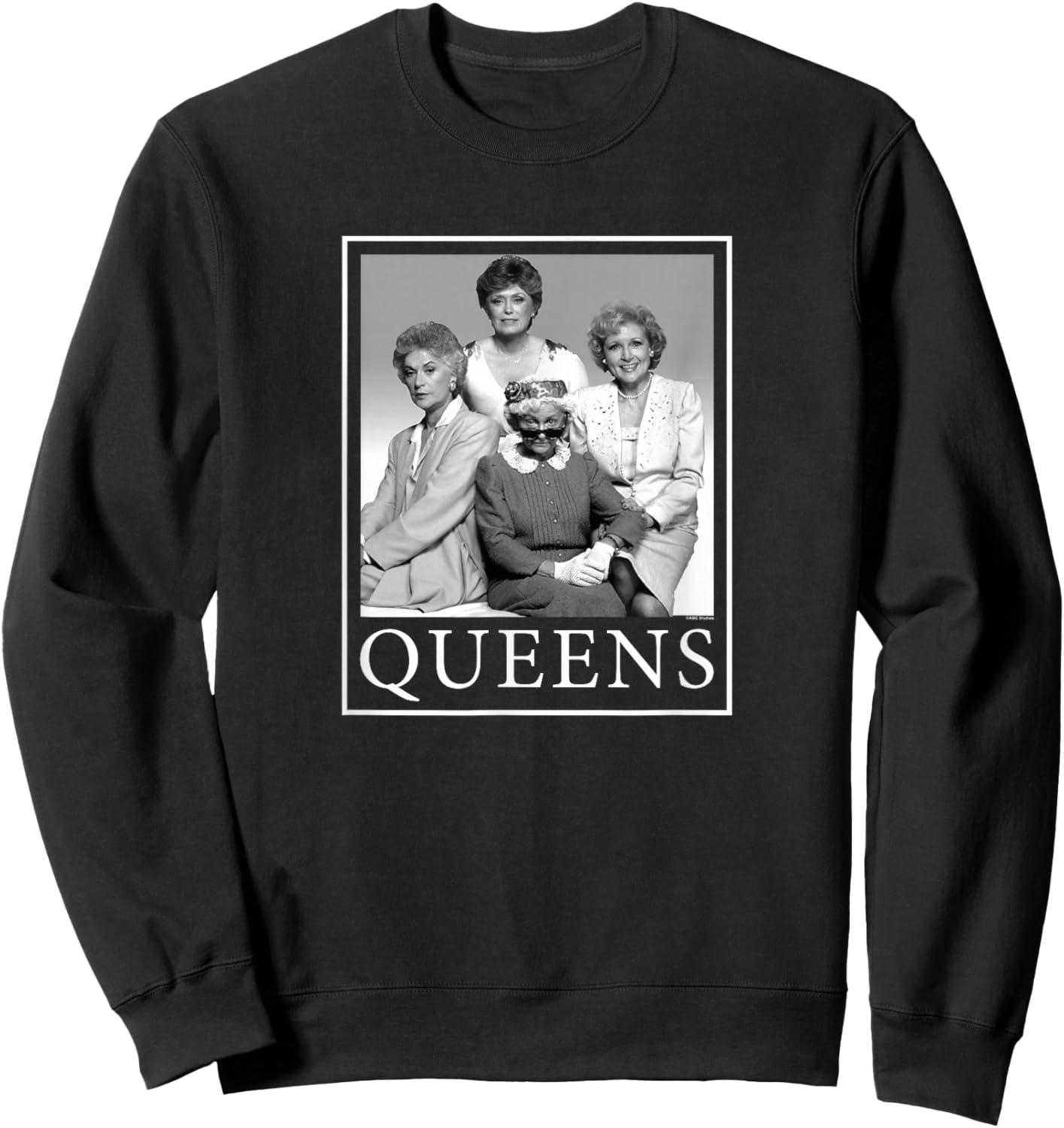 The Golden Girls - Queens Rose Sophia Blanche Dorothy Sweatshirt - Sweatshirt | Black