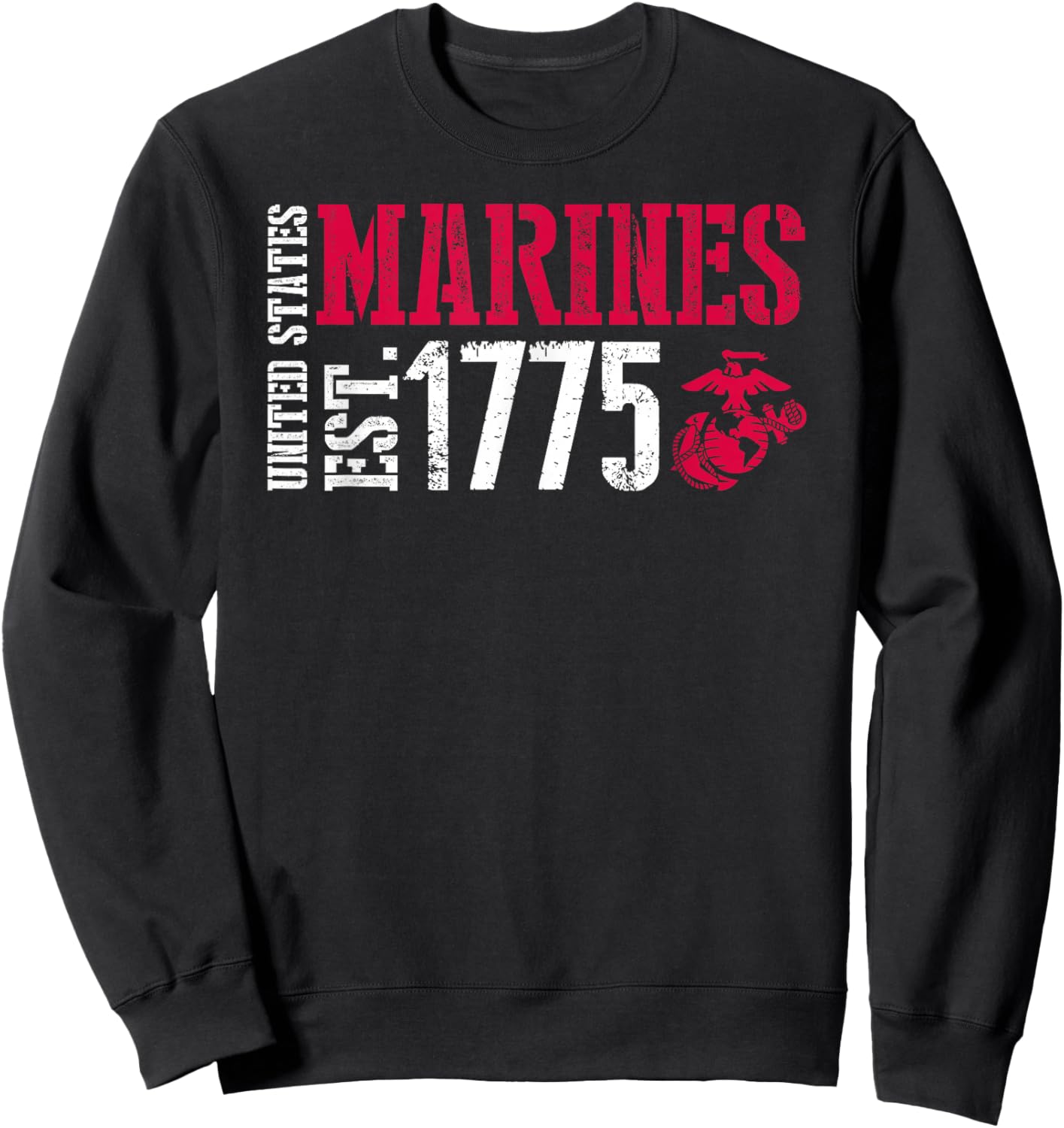 United States Marines Est. 1775 Sweatshirt - Sweatshirt | Black