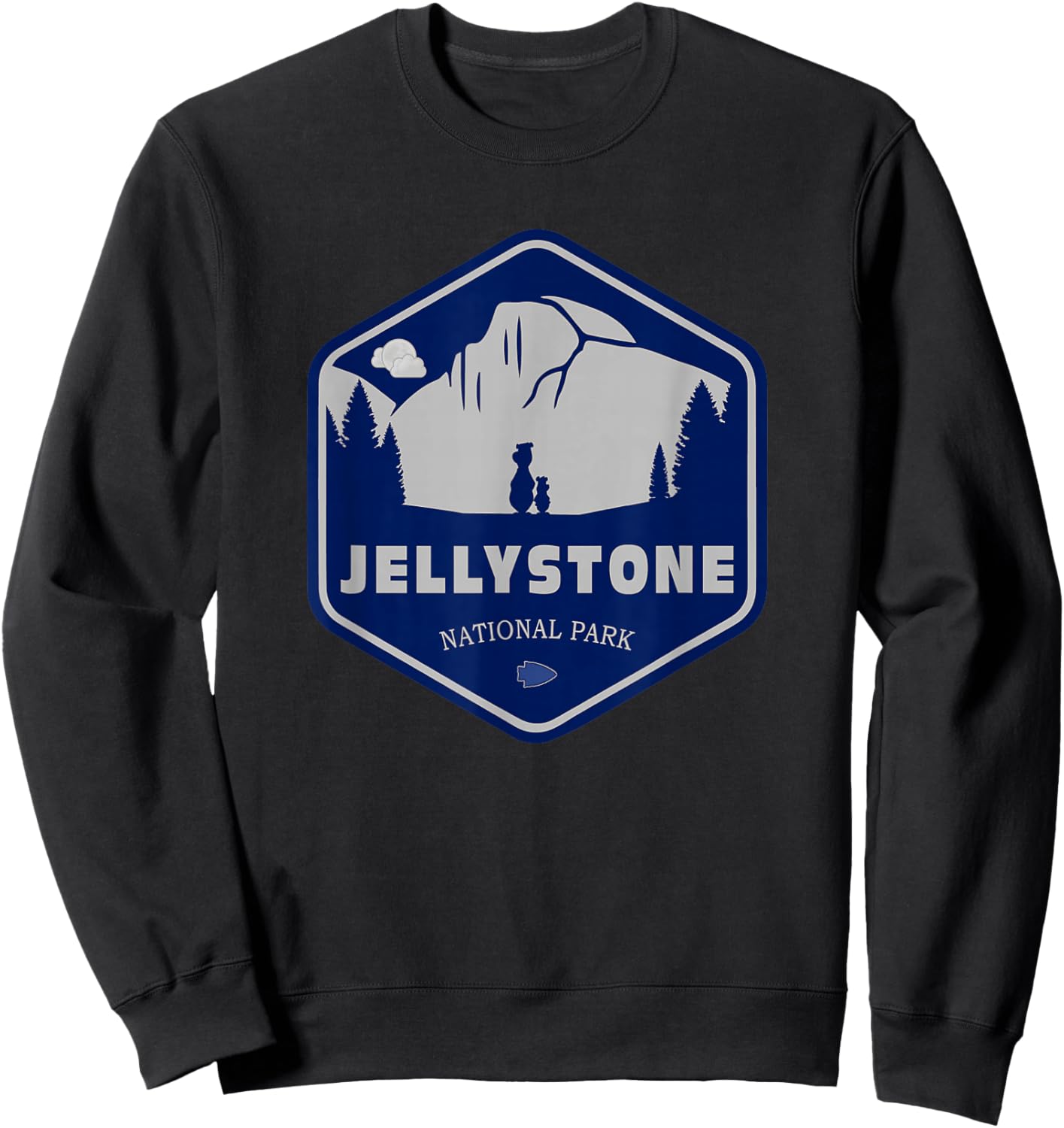 Jellystone National Park | Funny Classic Cartoon Sweatshirt - Sweatshirt | Black