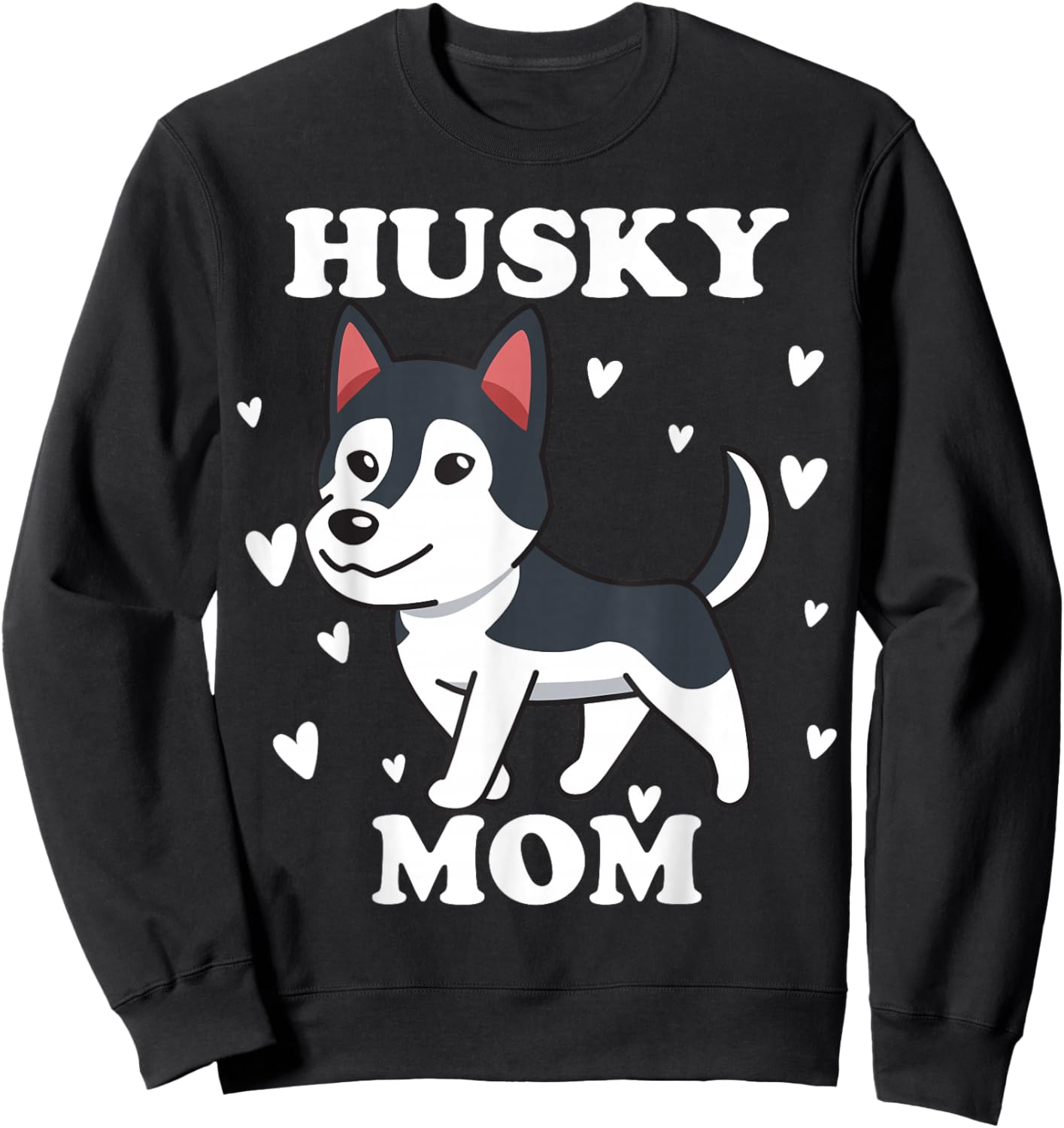 Husky Mama Sibe Mom for Mother's Day Mother Dog Mum Chukcha Sweatshirt - Sweatshirt | Black