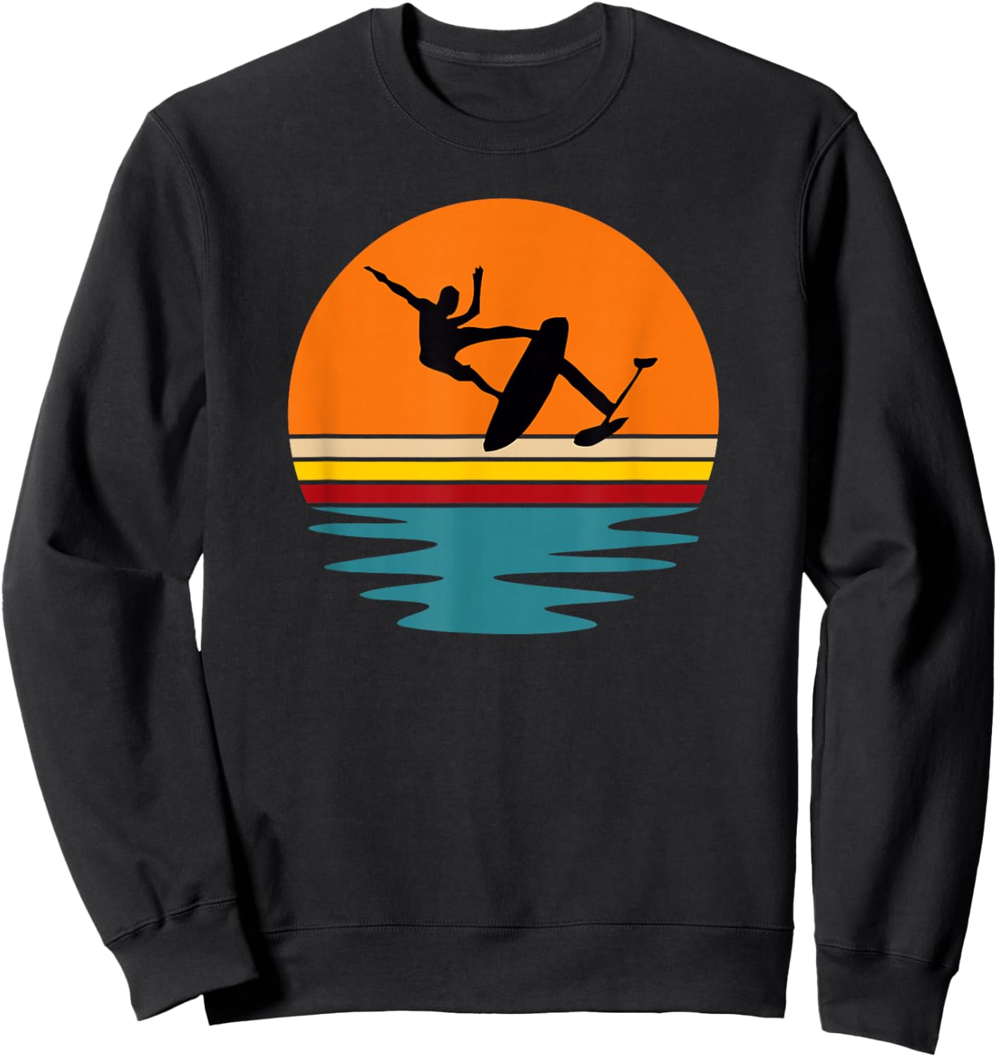 Hydrofoil Board Foil-Surf Sweatshirt - Sweatshirt | Black
