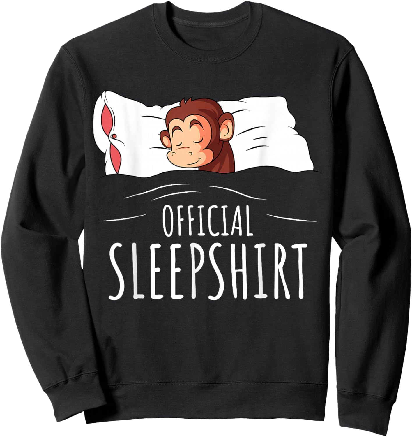 Monkey Official Sleepshirt Sweatshirt - Sweatshirt | Black