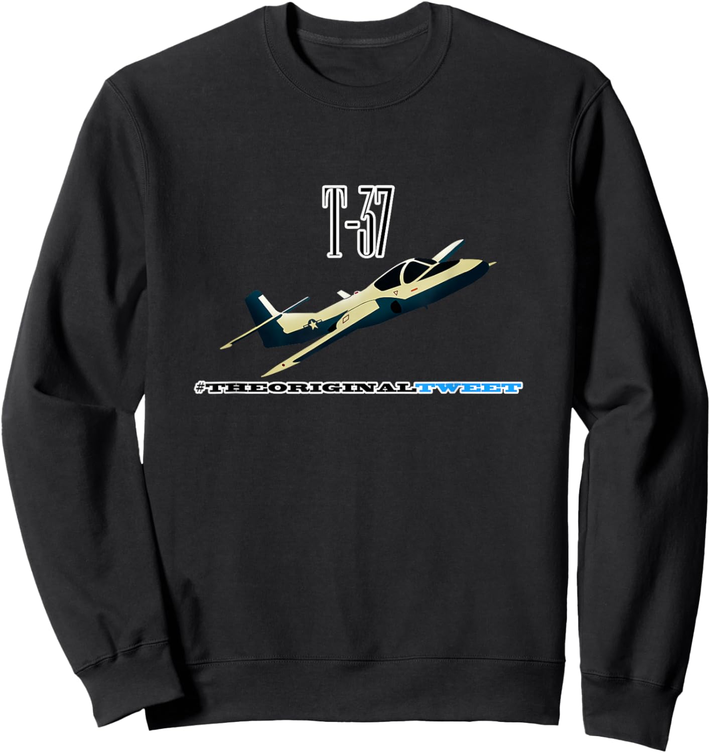 MAF Swag T-37, The Original Tweet -Adults Black Cotton Polyester Sweatshirt - Sweatshirt | Black