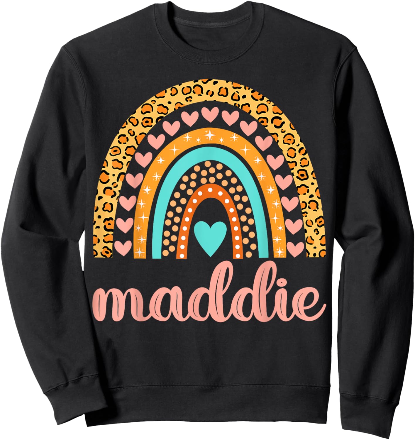 Maddie Maddie Name Birthday Shirt Gift Sweatshirt - Sweatshirt | Black