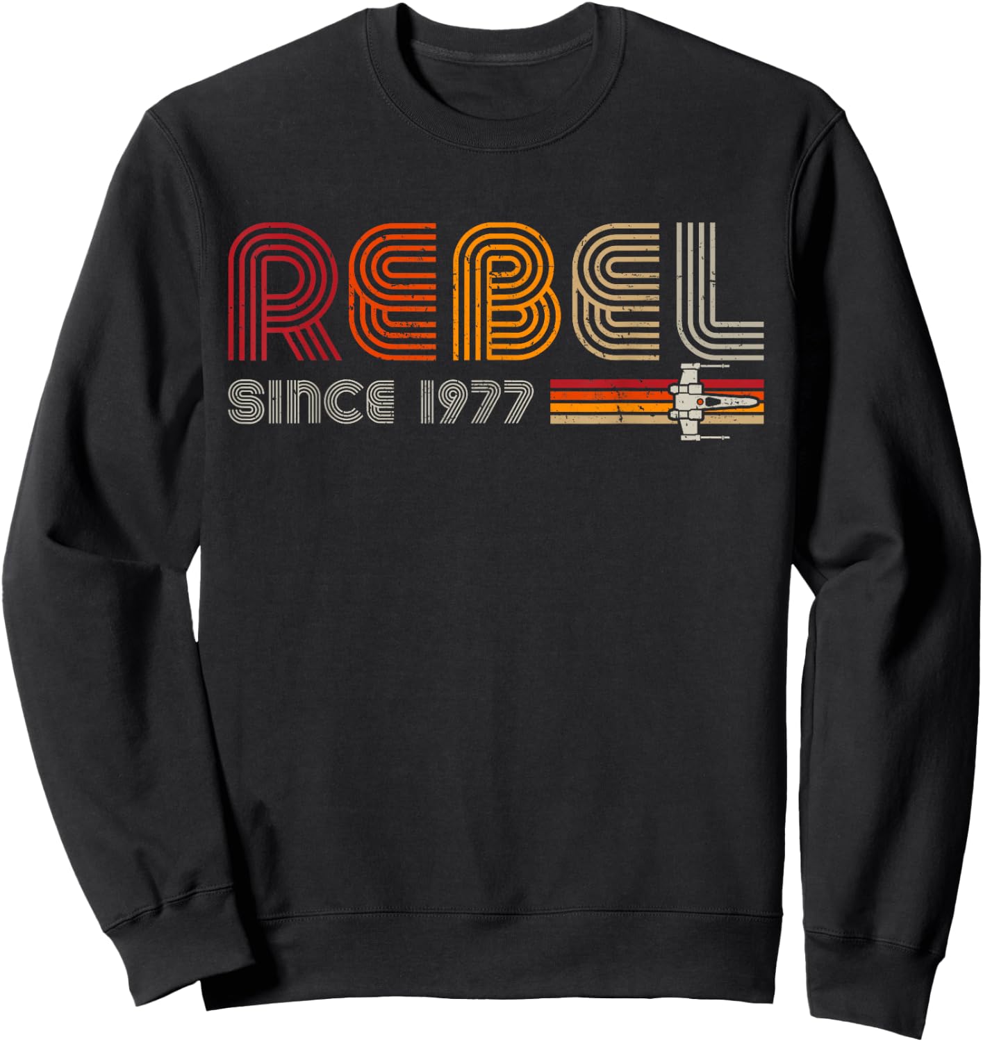 REBEL since 1977 Sweatshirt - Sweatshirt | Black
