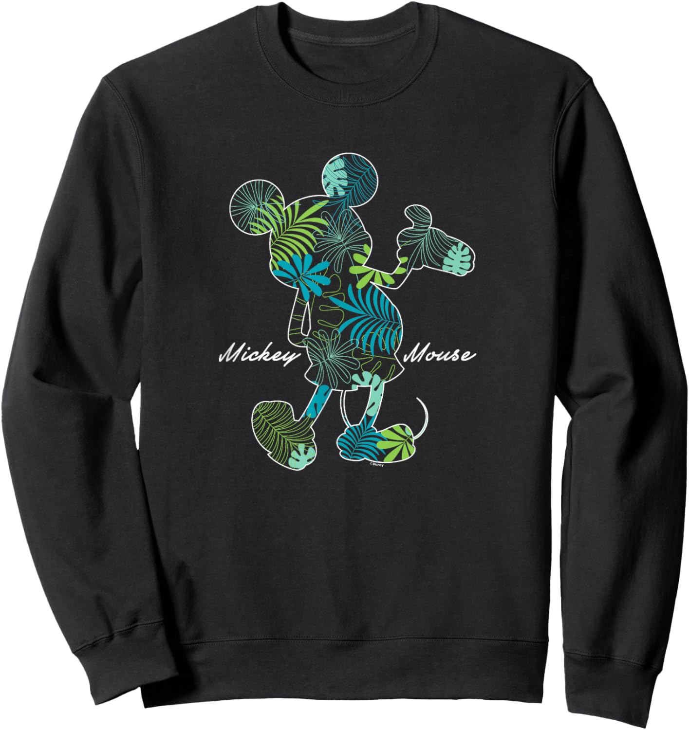 Mickey Mouse - Tropical Mickey Sweatshirt - Sweatshirt | Black
