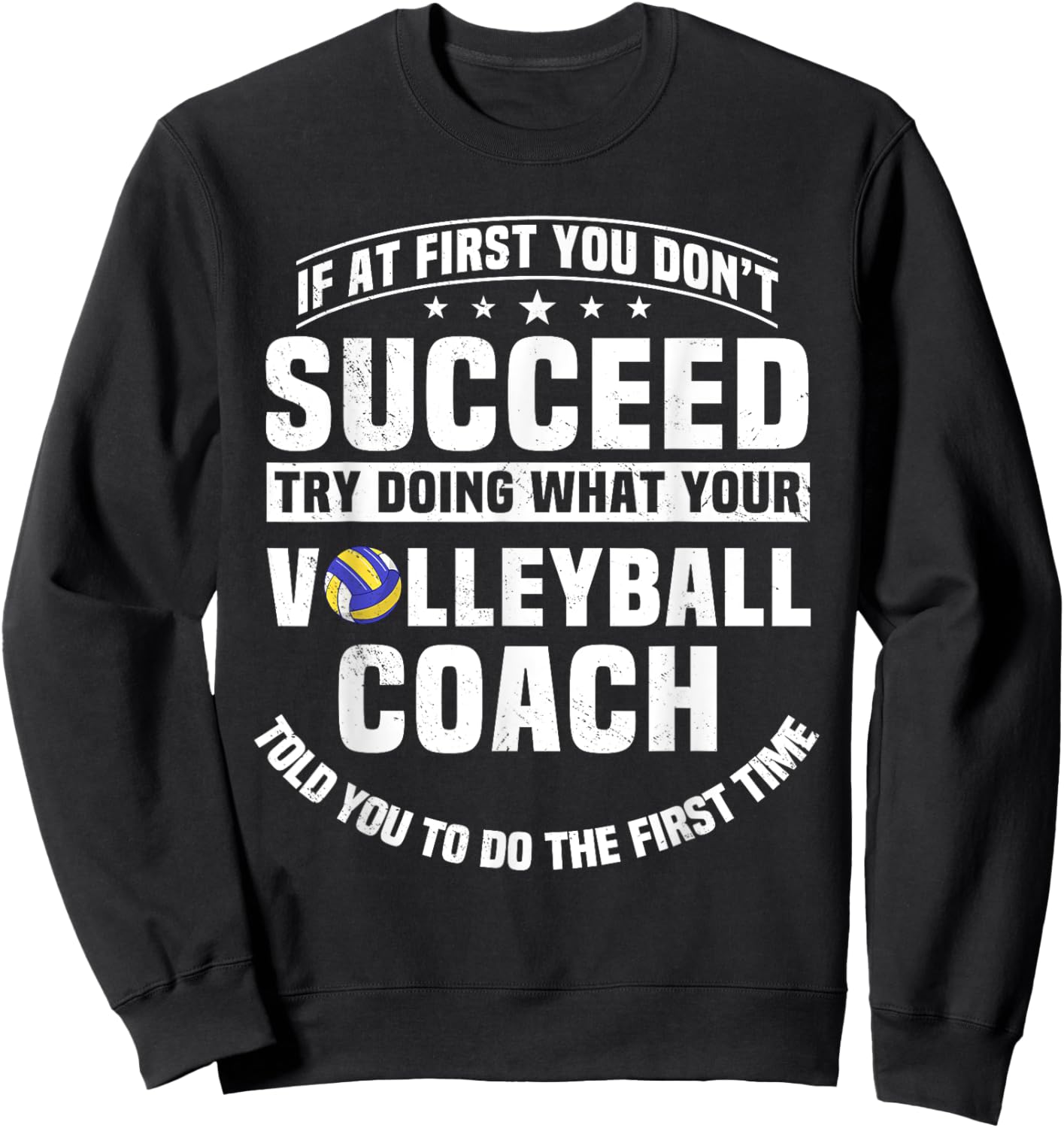 Volleyball Coach Team Player Instructor Sports Teacher Women Kids Sweatshirt - Sweatshirt | Black