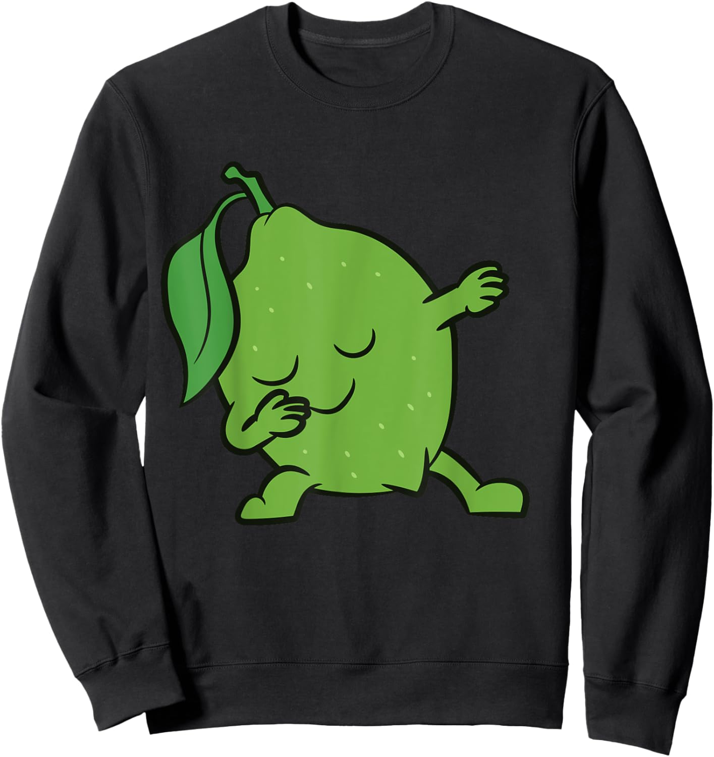 Lime Dabbing Lime Fruit Love Limes Sweatshirt - Sweatshirt | Black