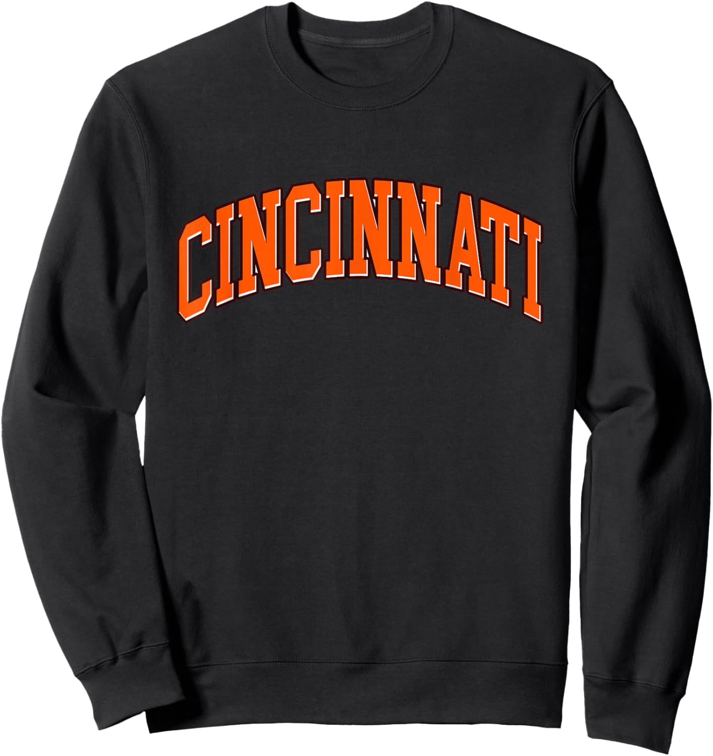 Cincinnati Hometown Pride - Throwback Design Print - Classic Sweatshirt - Sweatshirt | Black
