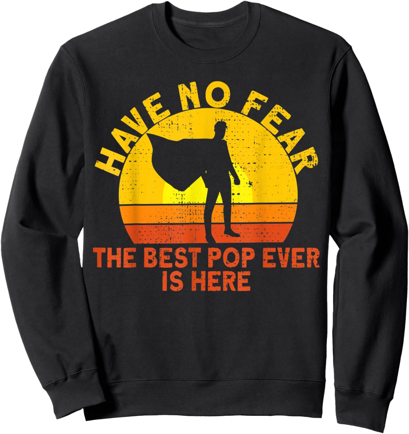 Best pop ever superhero Sweatshirt - Sweatshirt | Black