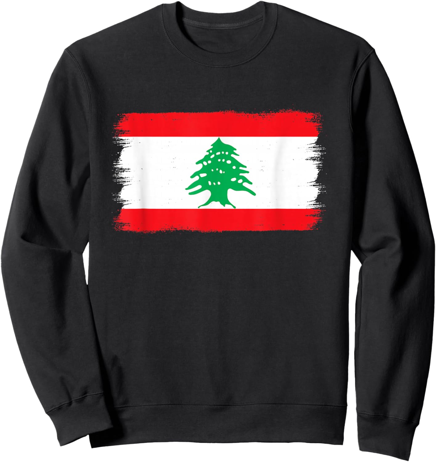 Lebanese Flag Lebanon Sweatshirt - Sweatshirt | Black