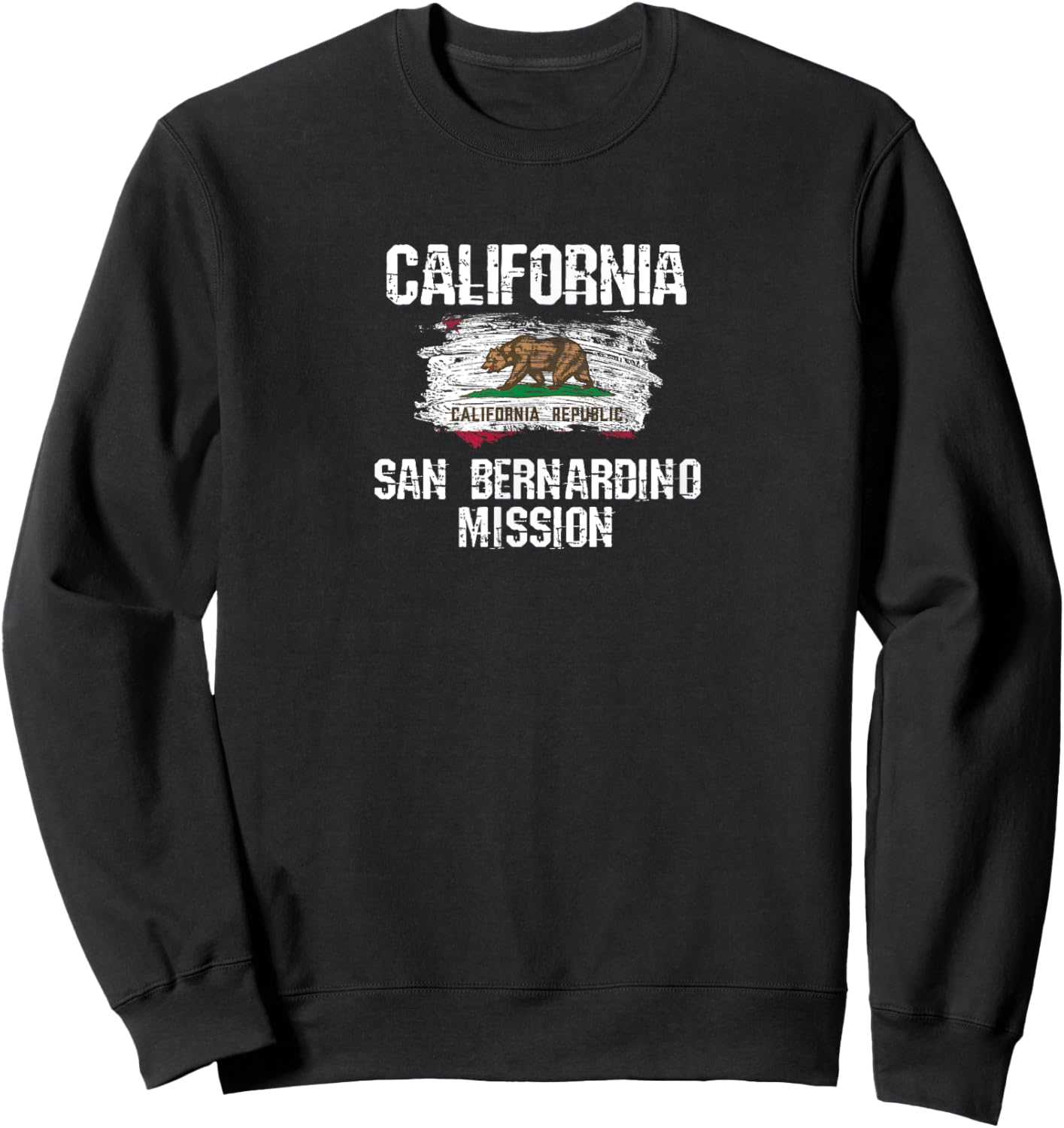 California San Bernardino Mission Sweatshirt - Sweatshirt | Black