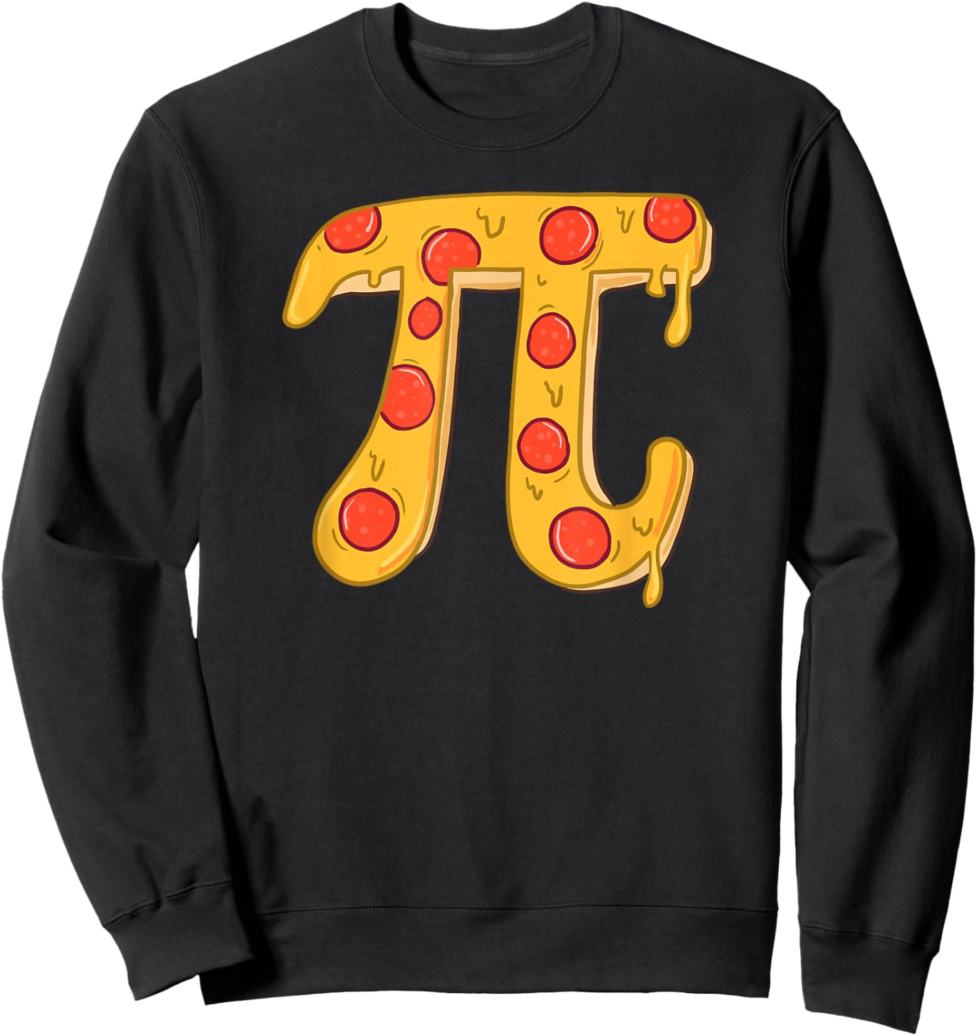 Pizza Pi Sweatshirt - Sweatshirt | Black