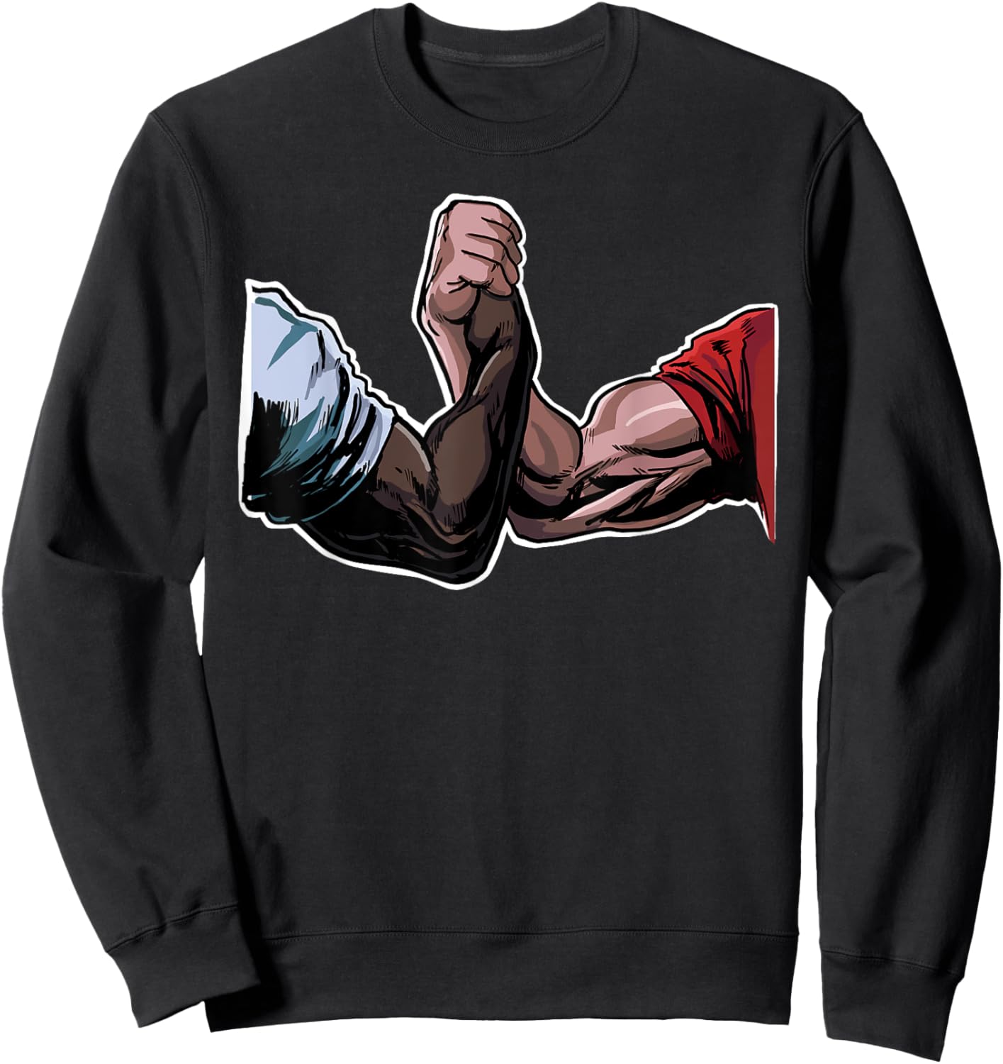 Epic Handshake funny Swole Bro Handshake Epic Handshake Sweatshirt - Sweatshirt | Black