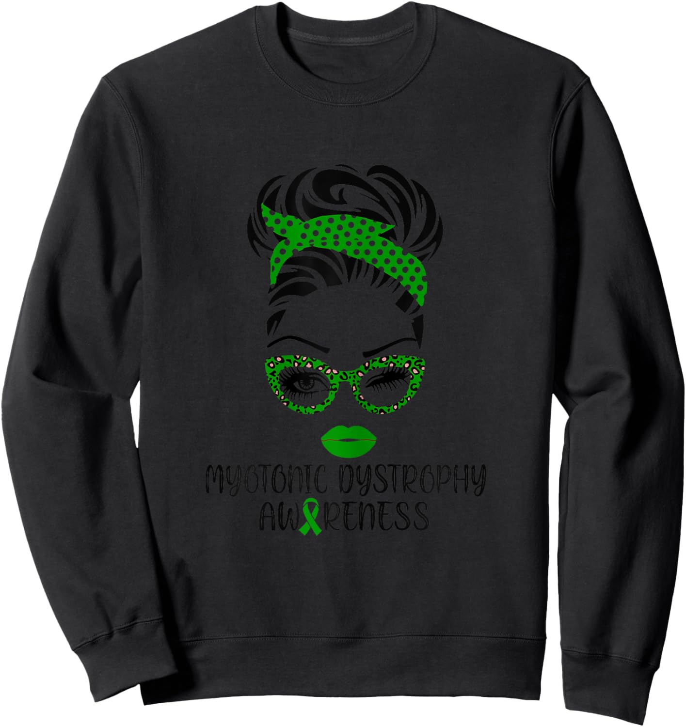 Myotonic Dystrophy Awareness Sweatshirt - Sweatshirt | Black