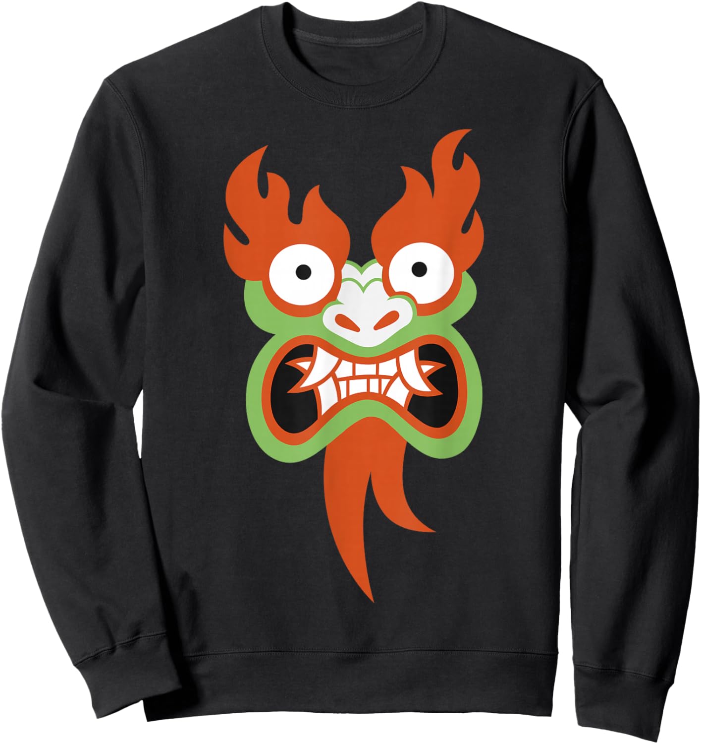 Samurai Jack Aku Big Face Sweatshirt - Sweatshirt | Black