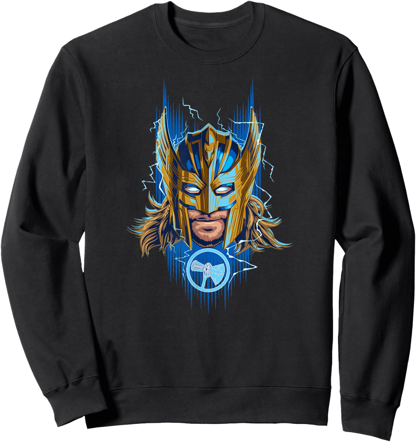 Marvel Thor: Love and Thunder Golden Armor Thor Sweatshirt - Sweatshirt | Black