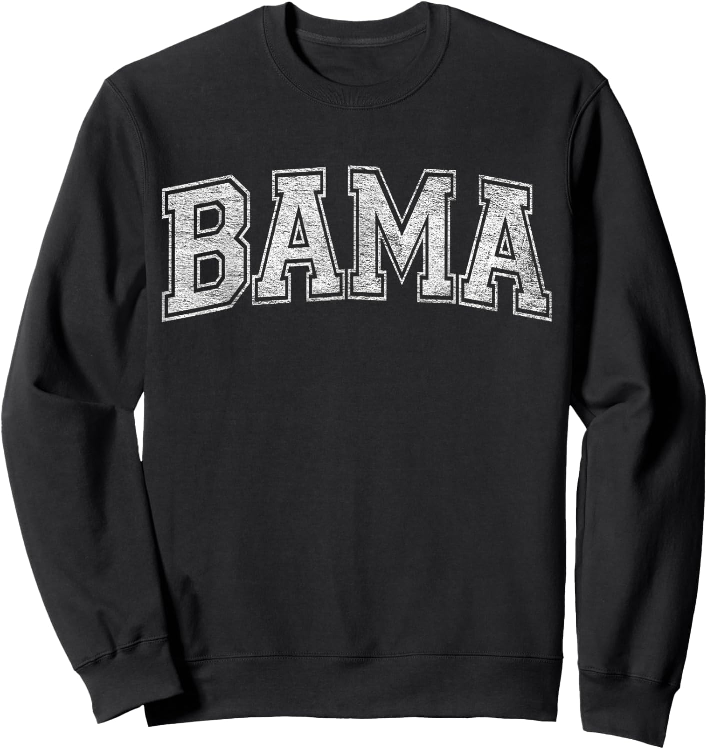 Bama Variety Style Alabama Pride Flag Sweatshirt - Sweatshirt | Black