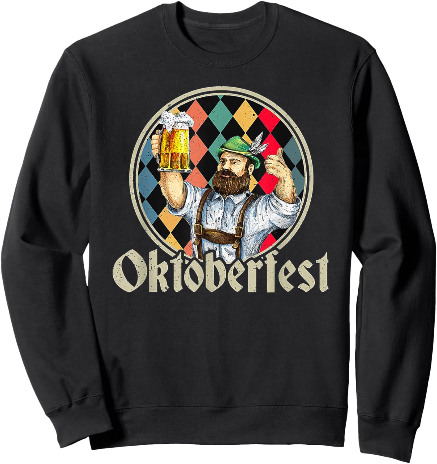 Oktoberfest Beer Bavarian Munich Beer Festival October Gift Sweatshirt - Sweatshirt | Black