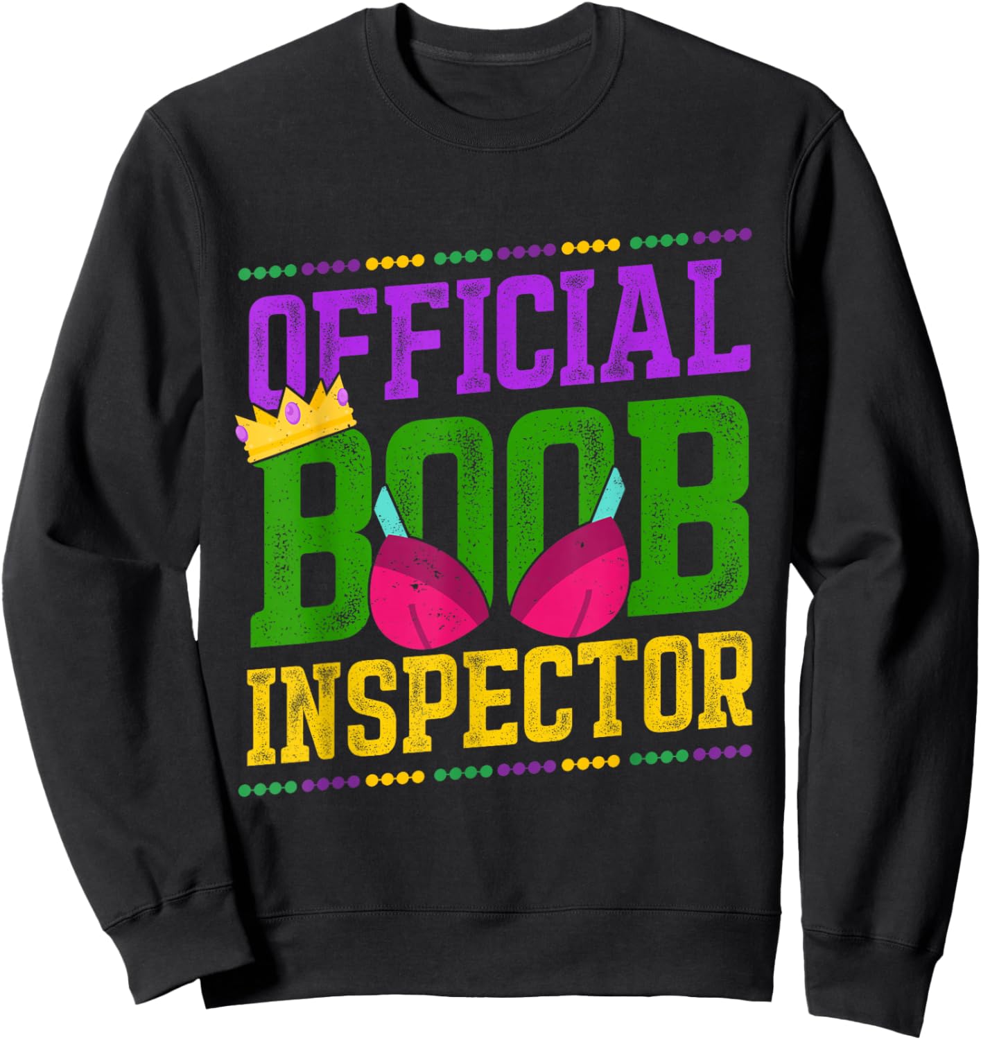 Official Boob Inspector Sweatshirt - Sweatshirt | Black