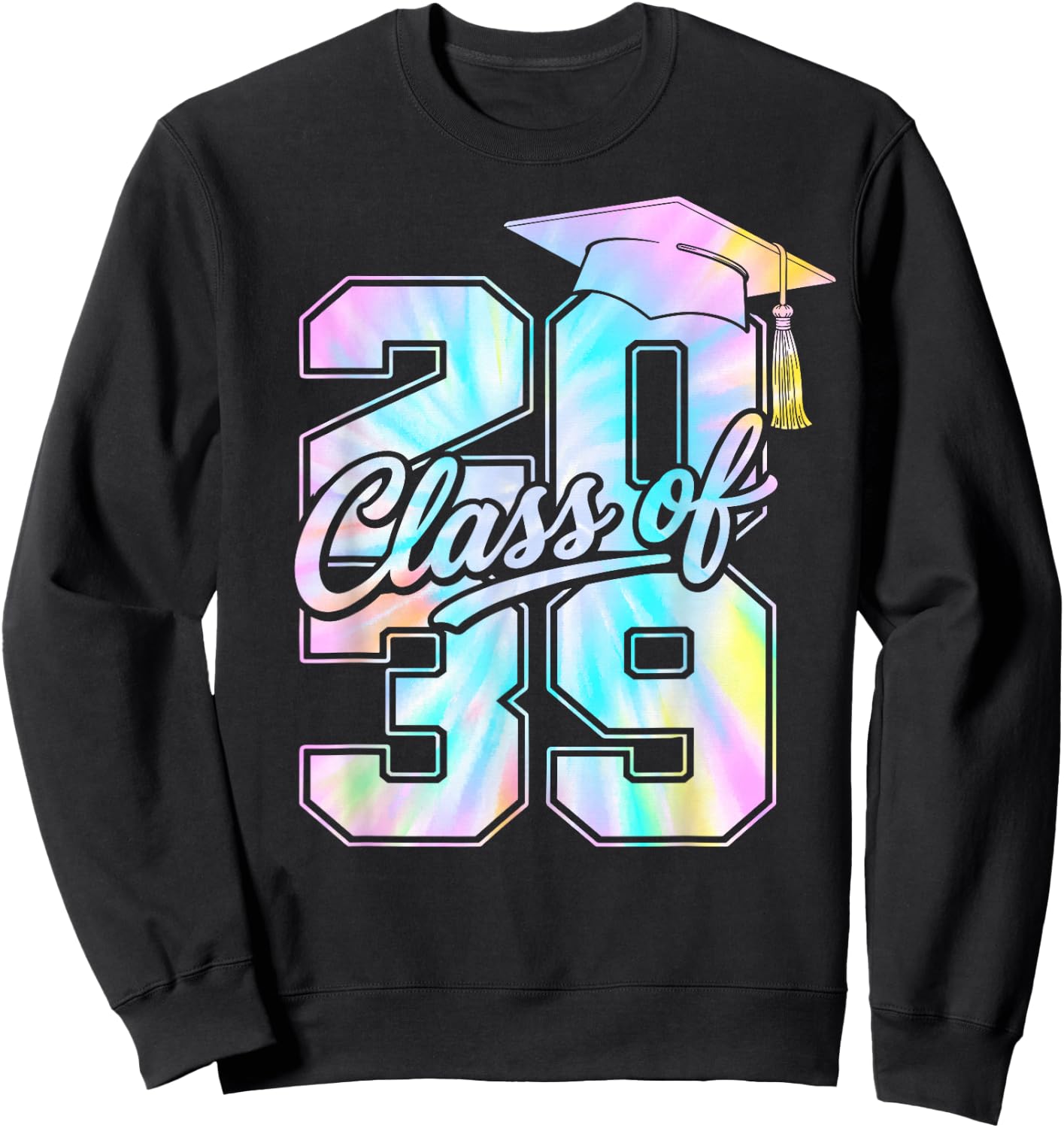 Class of 2039 Grow with Me First Day of School Graduation Sweatshirt - Sweatshirt | Black