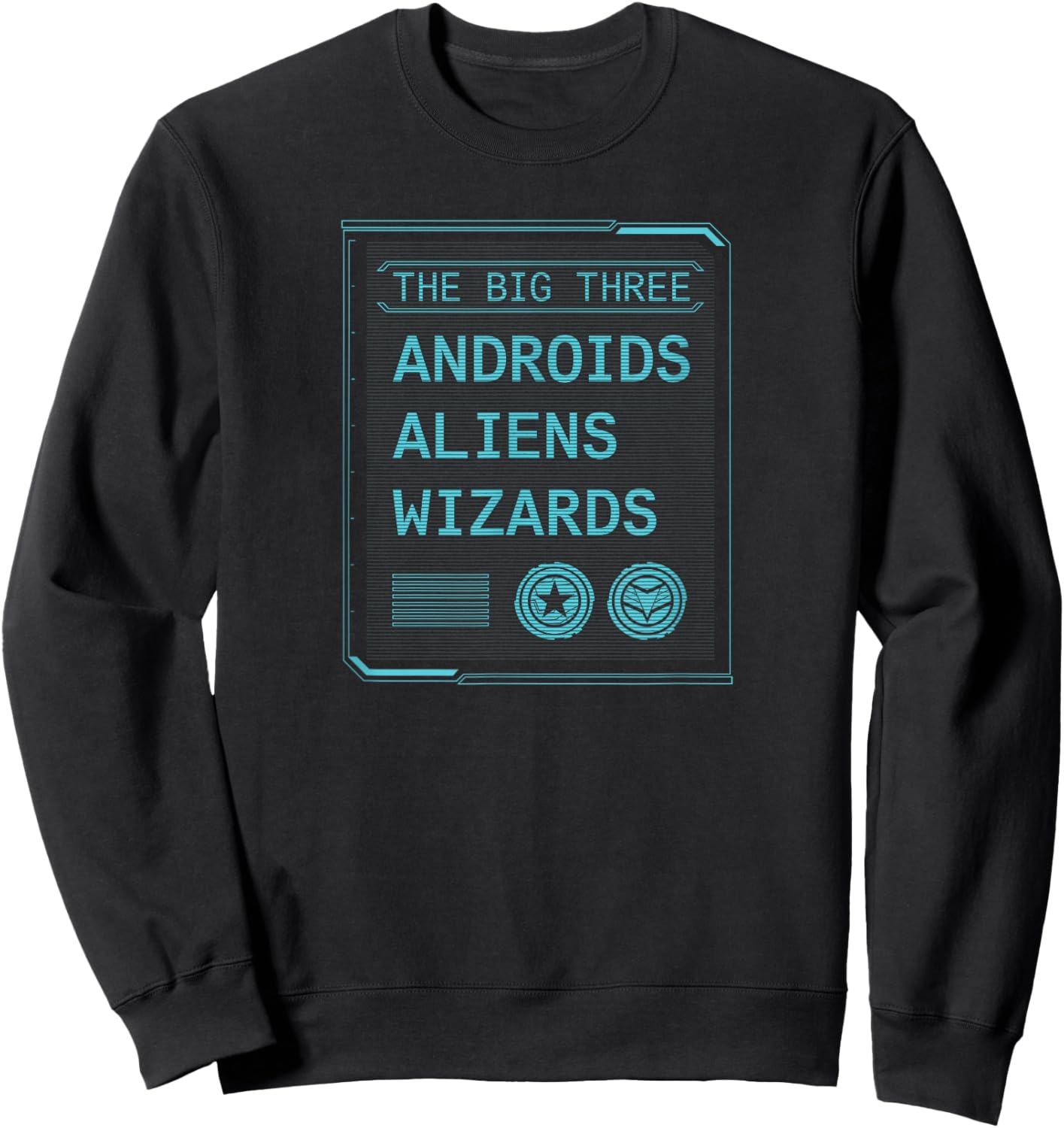The Falcon and The Winter Soldier Androids Aliens Wizards Sweatshirt - Sweatshirt | Black