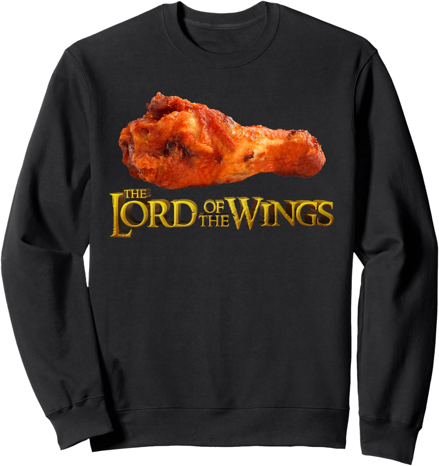 Lord of the Wings - Funny BBQ & Chef Gift Sweatshirt - Sweatshirt | Black
