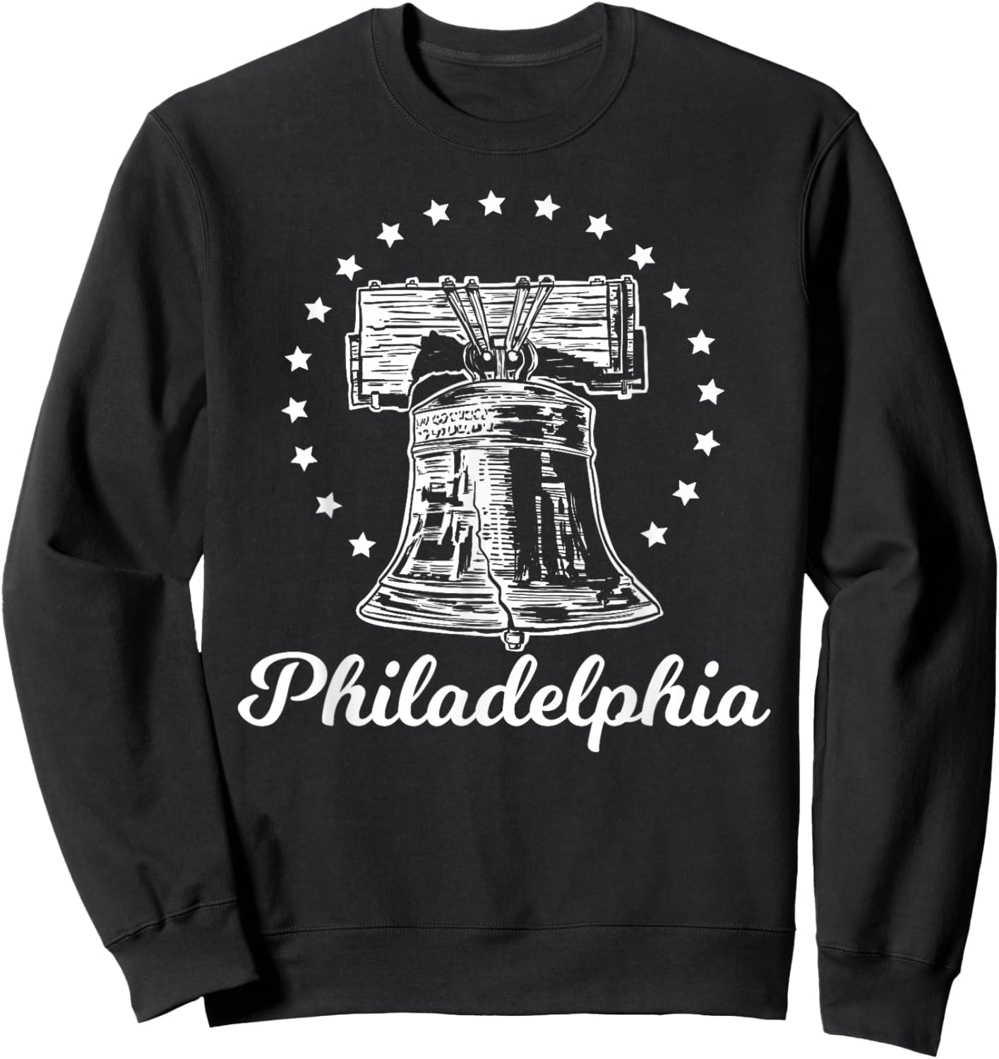 Philadelphia Novelty Liberty Bell Small Sweatshirt - Sweatshirt | Black