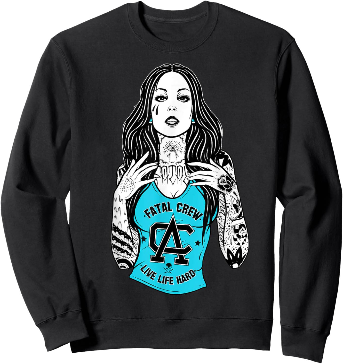 Up Front Sweatshirt - Sweatshirt | Black