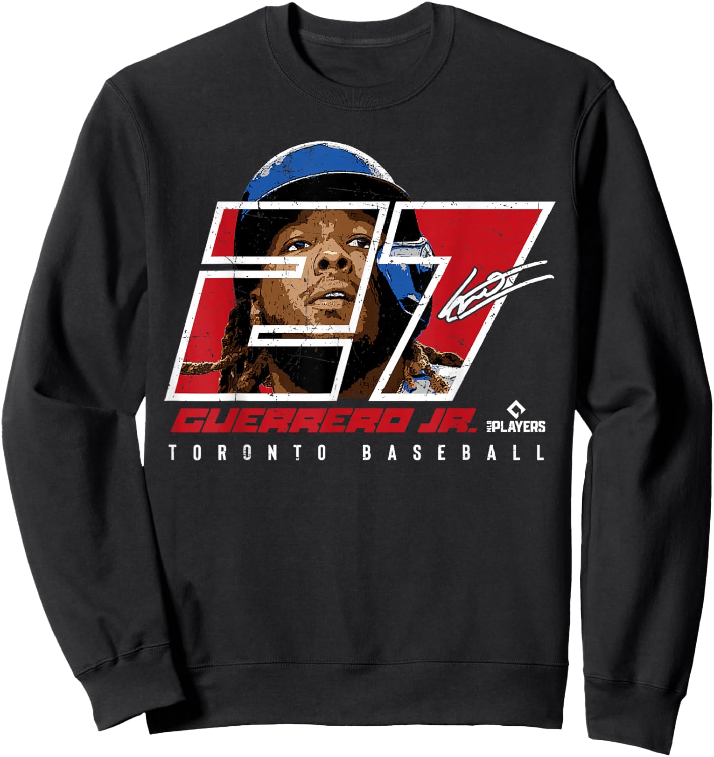 Vladimir Guerrero Jr. - Silhouette Vlad Toronto MLBPA Sweatshirt - Sweatshirt | Black