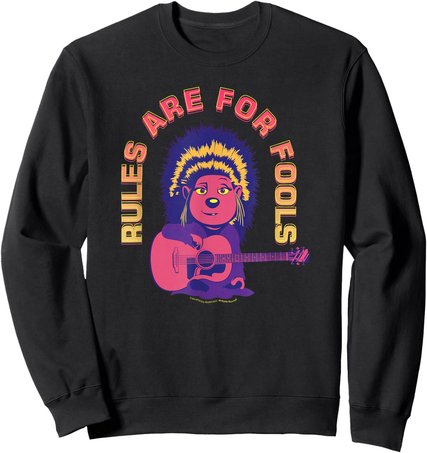 Sing 2 Ash Rules Are For Fools Sweatshirt - Sweatshirt | Black