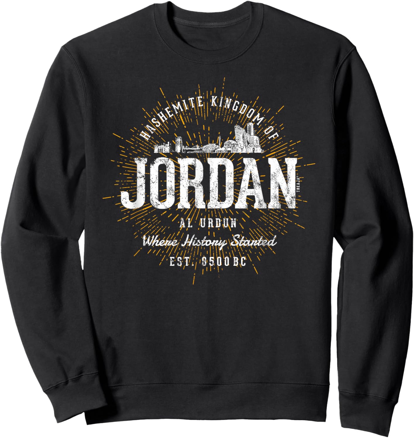 Vintage Style Retro Jordan Sweatshirt - Sweatshirt | Black