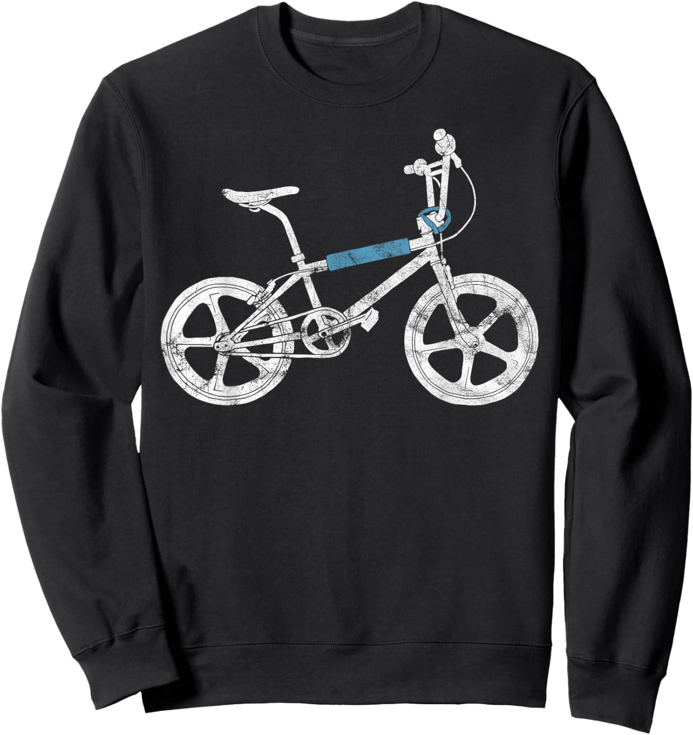 Old School Vintage 80's 90's BMX for Retro Bike Riders Sweatshirt - Sweatshirt | Black