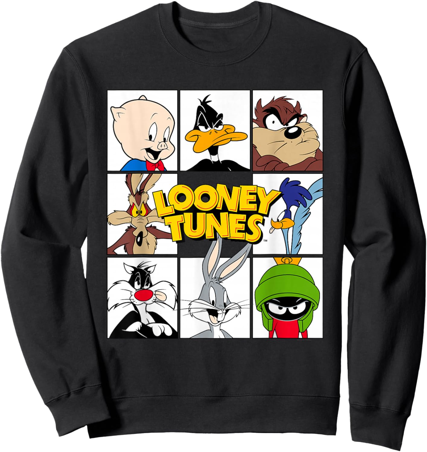 Looney Tunes Characters Sweatshirt - Sweatshirt | Black