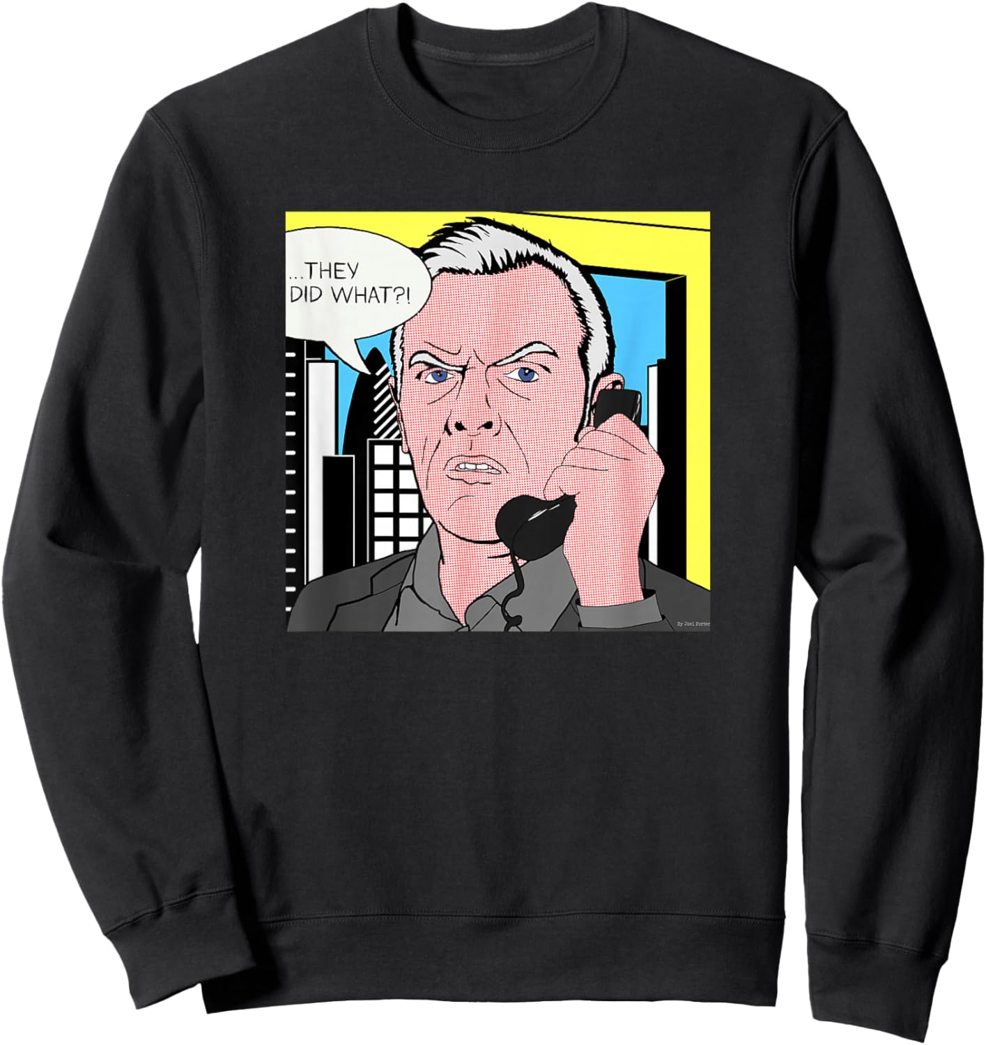 Taskmaster Lichtenstein Greg Davies , Women's, -Adults, Black, Small, Short Sleeve, Cotton Blend Sweatshirt - Sweatshirt | Black