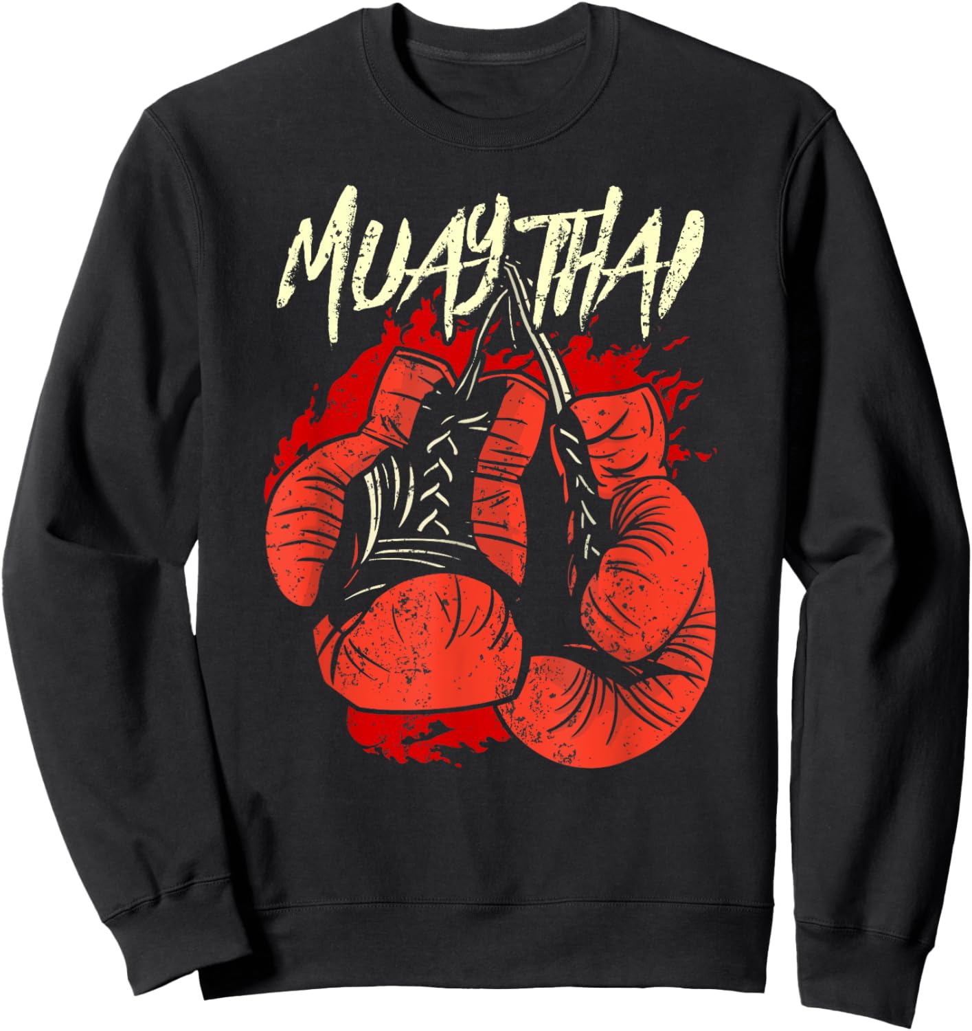 Muay Thai Hobby Boxing Martial Arts Fighter Sweatshirt - Sweatshirt | Black